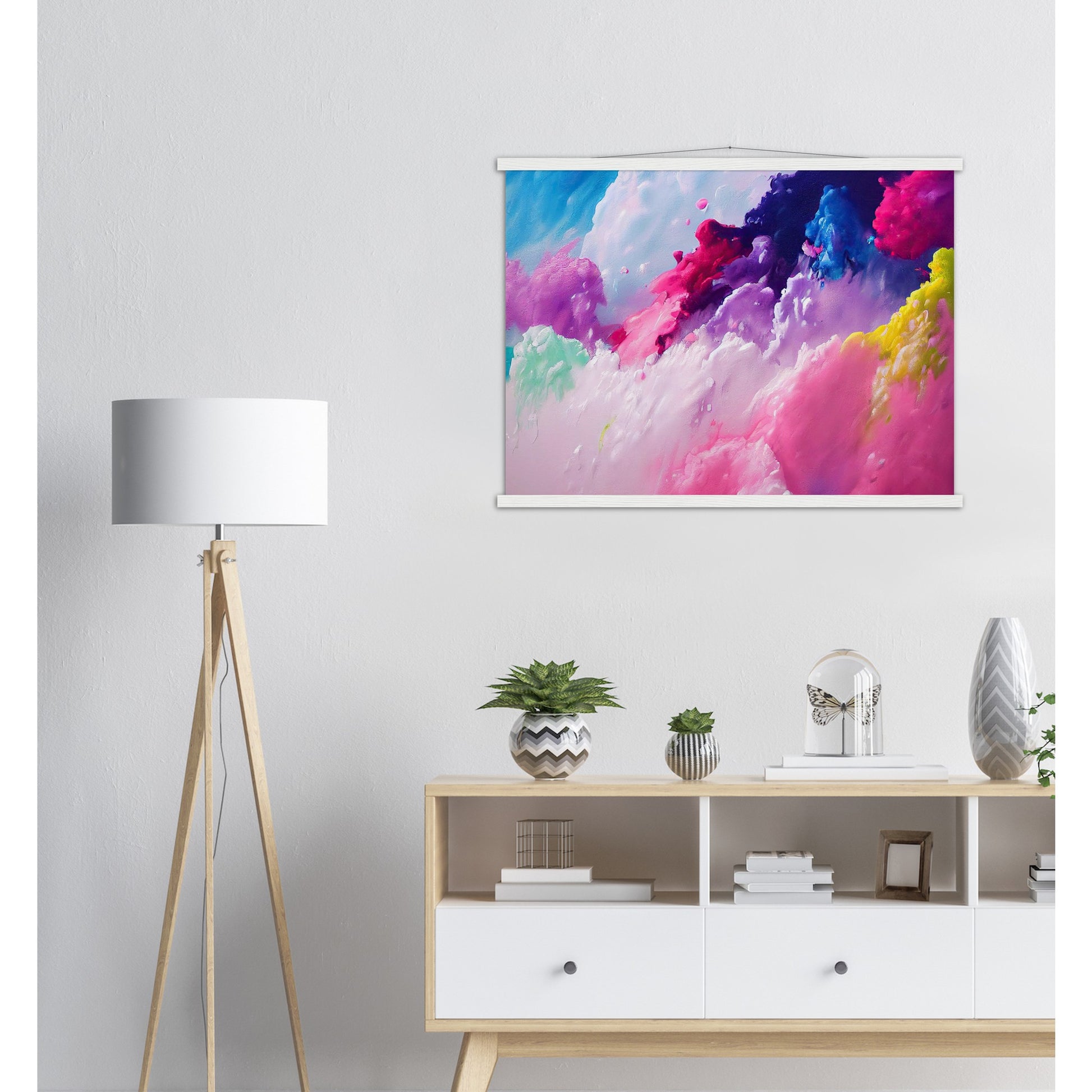 Poster mit Holzleisten - in Museumsqualität - Candy floss - Süßigkeiten - Kindheit - Cubism - Holzleisten - Fineart - Zuckerwatte - Wandkunst - Poster with frame - Abstract Kollektion - artwork - art brand - printed cup personalized - pixelboys - Kunstdrucke - wandbilder - wall art - Kunst auf Tassen - vintage art - Office Poster - Gastrotassen - Wanddekoration - Geschenkidee  - Cabdyland - Icecream - Geschenkidee - Acrylkunst - Geschenkidee - Office Poster - Acryldruck - Abstrakte Kunst