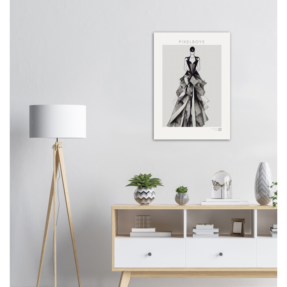 Poster in Museumsqualität - Haute Couture - No. 4 - "Alice" - Künstler: "The Unknown Artist Nb. 517" Wandbilder - Kunstdrucke - Pixelboys - Atelier - Milano - Berlin - Munich - Madrid - New York - Dubai - Paris - Tokio - 