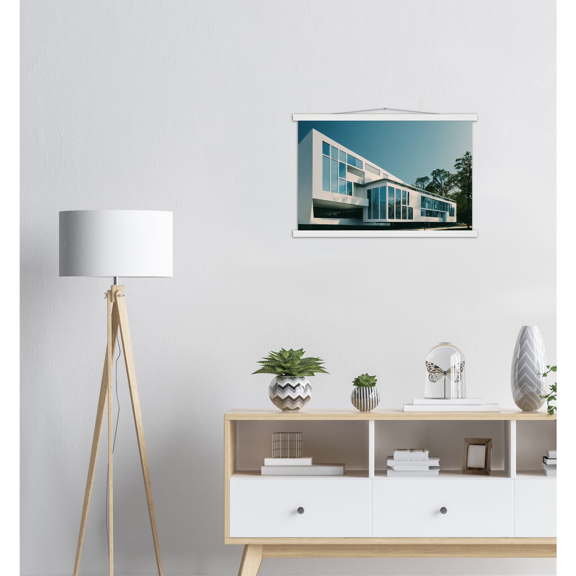  Poster mit Leisten (Holz) - Museumsqualität - Modern Architecture - Barcelona - Fineart - Wandkunst - Poster with frame - vintage architecture - future architecture spain - home castle - artwork - art brand - printed cup personalized - pixelboys - madrid - Kunstdrucke - wandbilder - wall art - Kunst auf Tassen - Office Poster - Gastrotassen - Wanddekoration - Geschenkidee - Skyline - Barcelona - city Architecture - urbanism - Katalonien -