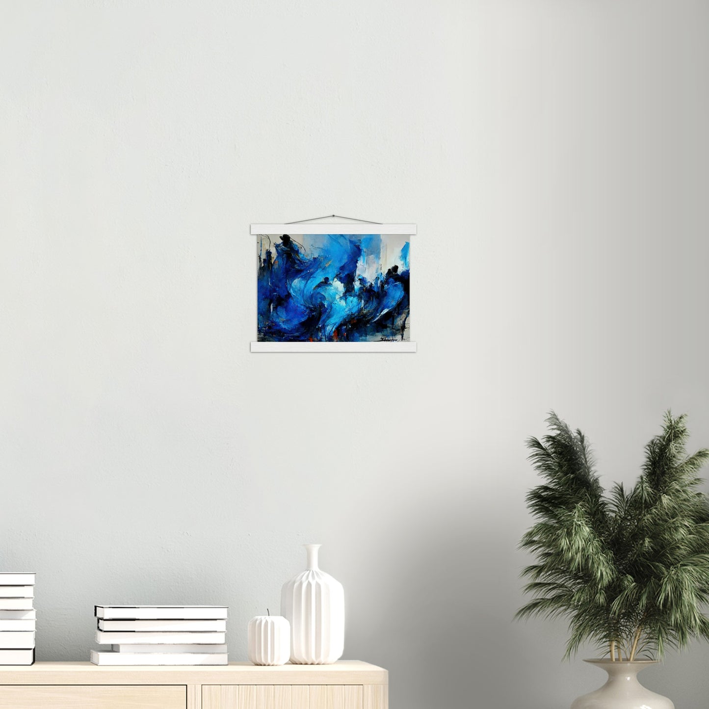 Poster mit Holzleisten in Museumsqualität - Blue Revolution - Art of Cubism - Fineart - Peace - Wandkunst - Mankind - Poster with frame - Abstract Blue Kollektion - artwork - art brand - printed cup personalized - pixelboys - Kunstdrucke - wandbilder - wall art - Kunst auf Tassen - vintage art - Office Poster - Gastrotassen - Wanddekoration - Geschenkidee  - political peace - freedom - uno - Geschenkidee - Acrylkunst - blauhelme - Geschenkidee - Office Poster - Acryldruck -