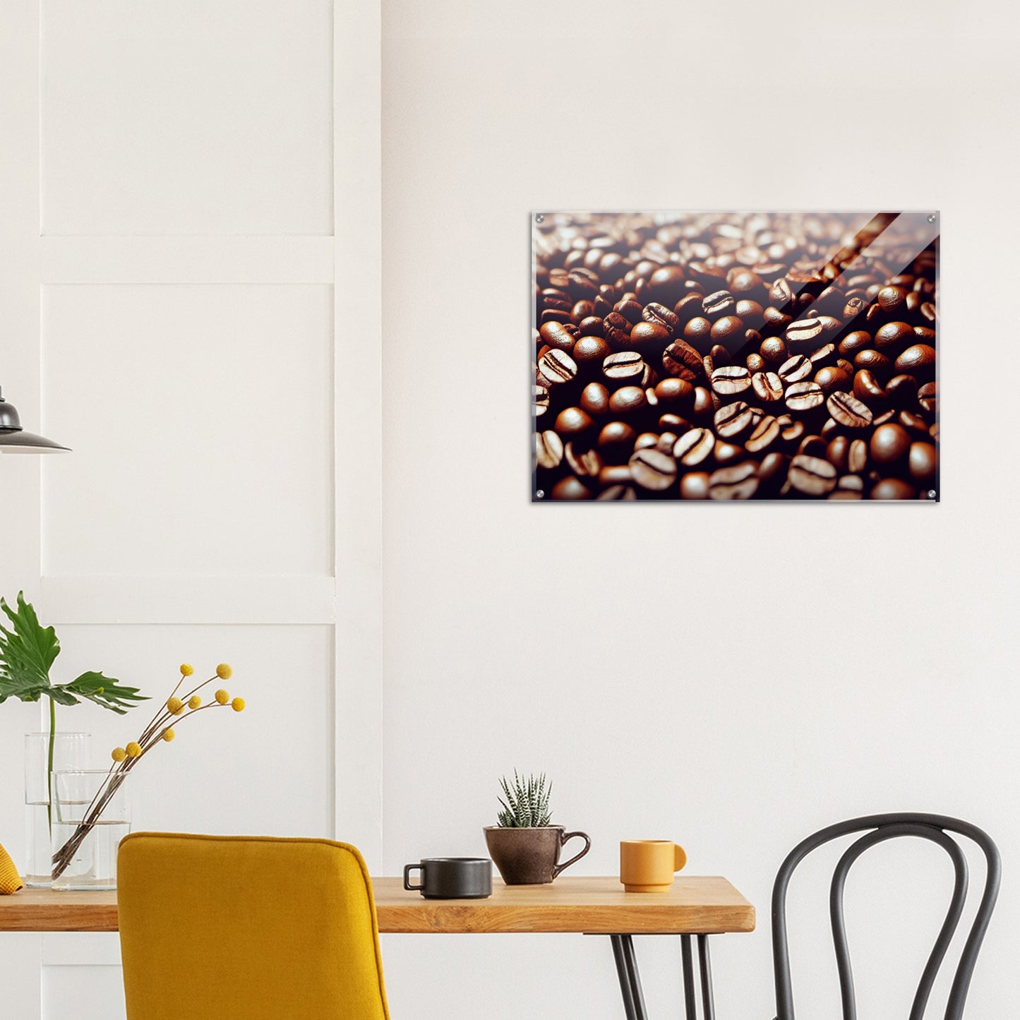 Acrylbild - in Museumsqualität - Coffee Beans - Personalisierbar - customized - Coffee Passion - Wandkunst - Kunstdruck - Acryldruck - Kunstwerk - Office Poster - Poster mit Rahmen - Kaffee Tasse - Poster mit Leisten - Bedruckte Tassen - Kunst Marke - Art Brand - Kunstdrucke - Papier: 250g/qm - Künstler: Pixelboys - Office Poster - Poster with frame - Geschenkidee - Kaffee Liebe - Coffee passion, Kaffeehaus - Coffee to go - Atelier Wien - Atelier Austria - Atelier USA -