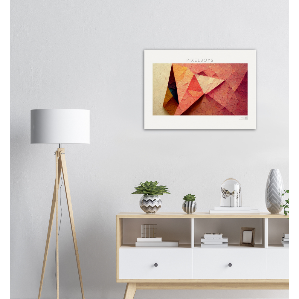 Poster - Paper Fall-No. 2: "Autumn Corner" - "Herbst Ecke"