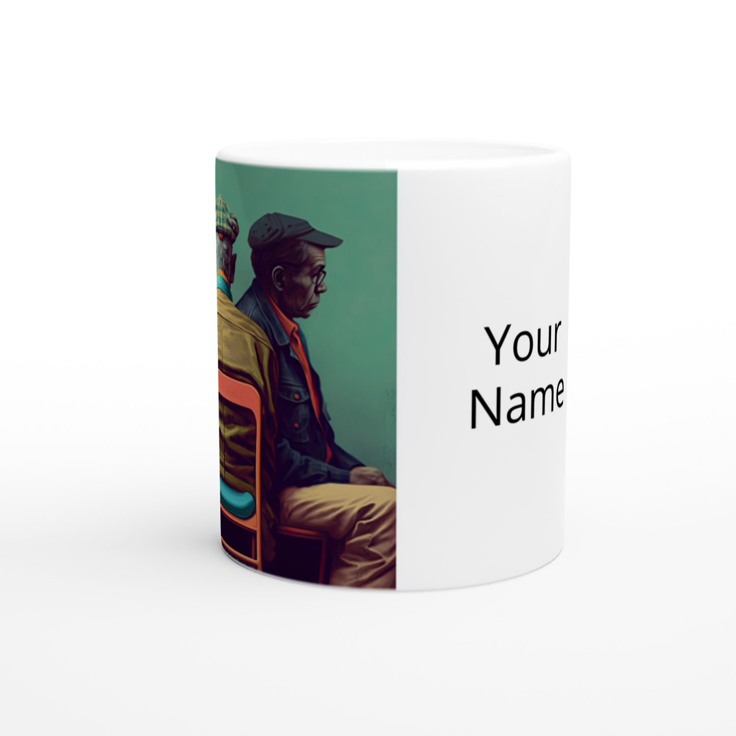 Personalisierte Tasse (bedruckt) in Museumsqualität - Listening - The Age - Abe, Cletus & Joseph - rasism - motherhood - Posterleisten - USA - Fineart - Posterrahmen  - Wandkunst - Holzrahmen - Poster with frame - people of color - artwork - art brand - printed cup personalized - Holzleisten - pixelboys - Kunstdrucke - wandbilder - wall art - Kunst auf Tassen  - Office Poster - Gastrotassen - Wanddekoration - Acrylkunst - Geschenkidee - Office Poster - Acryldruck - Abstrakte Kunst - Family Art -