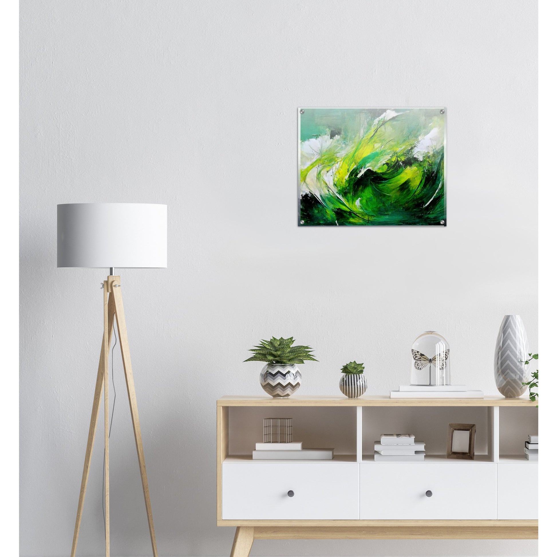 Acrylbild auf Glas - in Museumsqualität - Green Storm - Ölgemälde - Grüner Sturm - Abstract - Klima - Planet - Fineart - Green Sea - Wandkunst - Holzleisten - Poster with frame - Abstract Green Kollektion - artwork - art brand - printed cup personalized - pixelboys - Kunstdrucke - wandbilder - wall art - Kunst auf Tassen - vintage art - Office Poster - Gastrotassen - Wanddekoration - Fineart  - Colorfull - Dynamic - Geschenkidee - Acrylkunst - Geschenkidee - Office Poster - Acryldruck - Abstrakte Kunst -