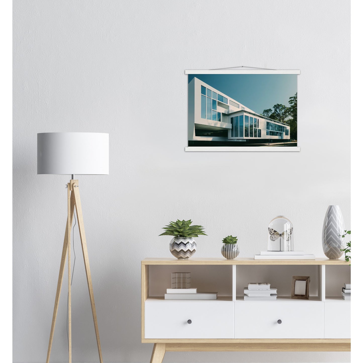  Poster mit Leisten (Holz) - Museumsqualität - Modern Architecture - Barcelona - Fineart - Wandkunst - Poster with frame - vintage architecture - future architecture spain - home castle - artwork - art brand - printed cup personalized - pixelboys - madrid - Kunstdrucke - wandbilder - wall art - Kunst auf Tassen - Office Poster - Gastrotassen - Wanddekoration - Geschenkidee - Skyline - Barcelona - city Architecture - urbanism - Katalonien -