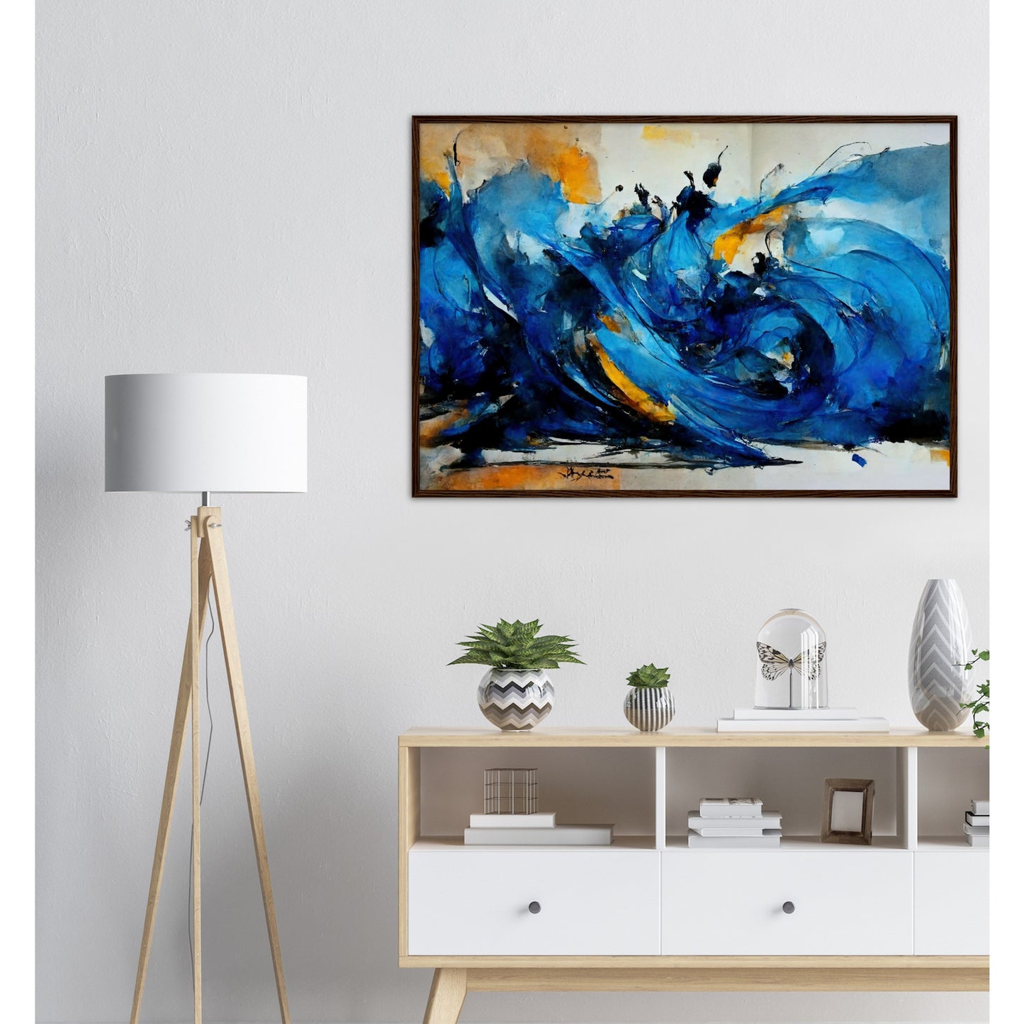 Poster mit Rahmen (Holz) in Museumsqualität - Dancing Dervish - Art of Islam - Fineart - Dancing - Wandkunst - Poster with frame - Abstract Blue Kollektion - artwork - art brand - printed cup personalized - pixelboys - Kunstdrucke - wandbilder - wall art - Kunst auf Tassen - vintage art - Office Poster - Gastrotassen - Wanddekoration - Geschenkidee  - Sufis Dance - Derwisch - Sufismus - Geschenkidee - Acrylkunst - Weisheit - Geschenkidee - Office Poster - Acryldruck -