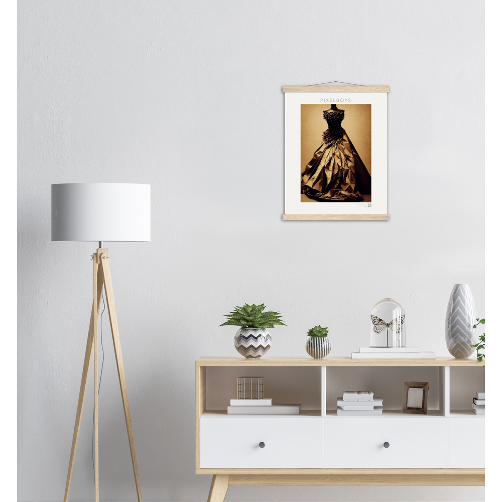 Poster mit Rahmen "Art Du Café" - Hot Fashion - No. 2 - "Isabella" - Kaffebohnen Liebe ♡ - Amore ♡ - Pizza Pasta Love - Kaffe Liebe ♡- Künstler: "The Unknown Artist Nb-517" - Kunstdruck - Wandbild - Poster - Pixelboys - Atelier - Mailand - Rom - Neapel - Turin - Palermo - Catania - Florenz - Genua - Bologna - Bari -