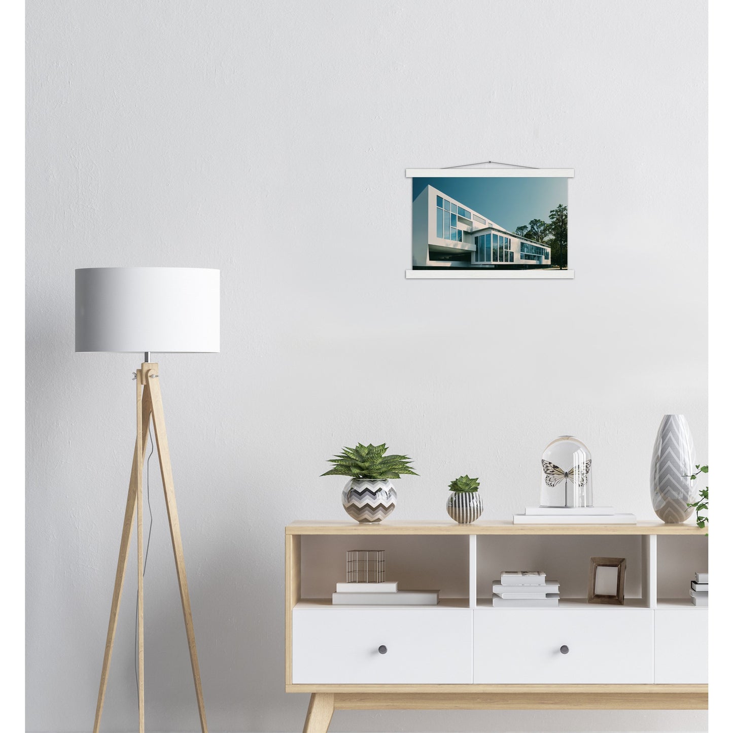  Poster mit Leisten (Holz) - Museumsqualität - Modern Architecture - Barcelona - Fineart - Wandkunst - Poster with frame - vintage architecture - future architecture spain - home castle - artwork - art brand - printed cup personalized - pixelboys - madrid - Kunstdrucke - wandbilder - wall art - Kunst auf Tassen - Office Poster - Gastrotassen - Wanddekoration - Geschenkidee - Skyline - Barcelona - city Architecture - urbanism - Katalonien -