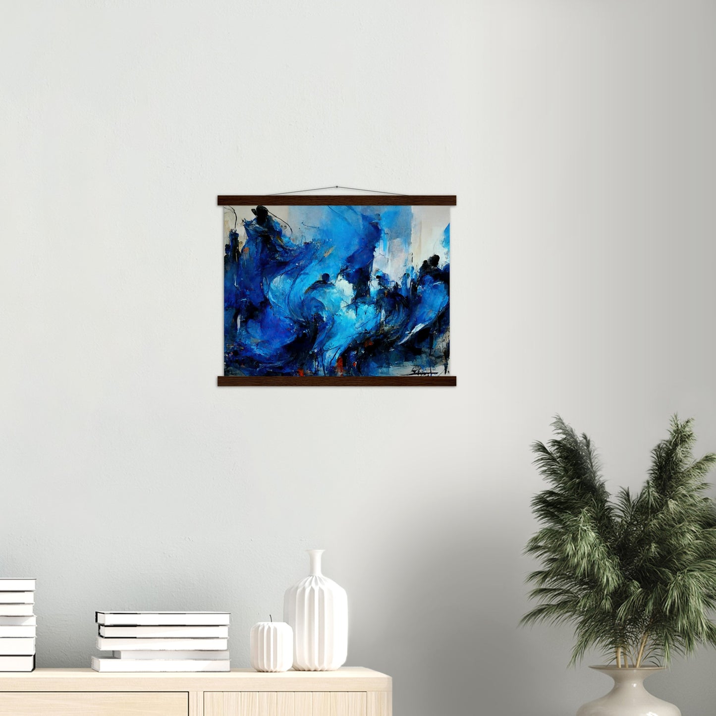 Poster mit Holzleisten in Museumsqualität - Blue Revolution - Art of Cubism - Fineart - Peace - Wandkunst - Mankind - Poster with frame - Abstract Blue Kollektion - artwork - art brand - printed cup personalized - pixelboys - Kunstdrucke - wandbilder - wall art - Kunst auf Tassen - vintage art - Office Poster - Gastrotassen - Wanddekoration - Geschenkidee  - political peace - freedom - uno - Geschenkidee - Acrylkunst - blauhelme - Geschenkidee - Office Poster - Acryldruck -