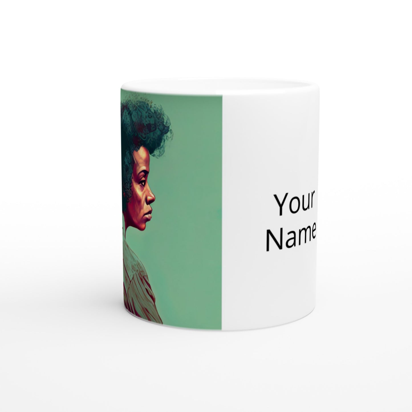 Personalisierte Tasse - in Museumsqualität - Listening - The Mother - rasism - motherhood - Posterleisten - USA - Fineart - Posterrahmen  - Wandkunst - Holzrahmen - Poster with frame - people of color - artwork - art brand - printed cup personalized - Holzleisten - pixelboys - Kunstdrucke - wandbilder - wall art - Kunst auf Tassen  - Office Poster - Gastrotassen - Wanddekoration - Acrylkunst - Geschenkidee - Office Poster - Acryldruck - Abstrakte Kunst - Family Art -