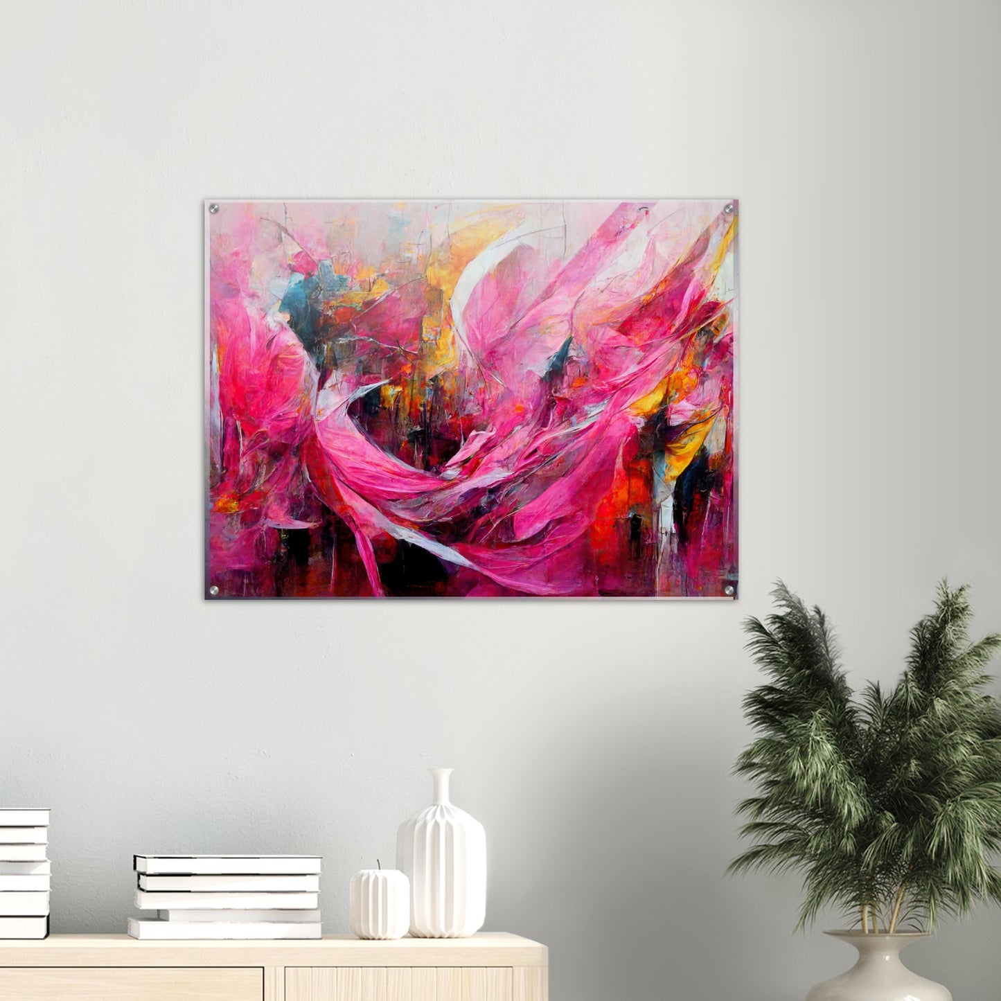 Acrylbild auf Glas - Carnival in Venice - Italy - ölgemälde - Italy Abstract Art - Posterleisten - Fineart - Posterrahmen  - Wandkunst - Holzrahmen - Poster with frame - Abstract Pink - artwork - art brand - printed cup personalized - Holzleisten - pixelboys - Kunstdrucke - wandbilder - wall art - Kunst auf Tassen  - Office Poster - Gastrotassen - Wanddekoration - Acrylkunst - Geschenkidee - Office Poster - Acryldruck - Abstrakte Kunst - Pink Art -