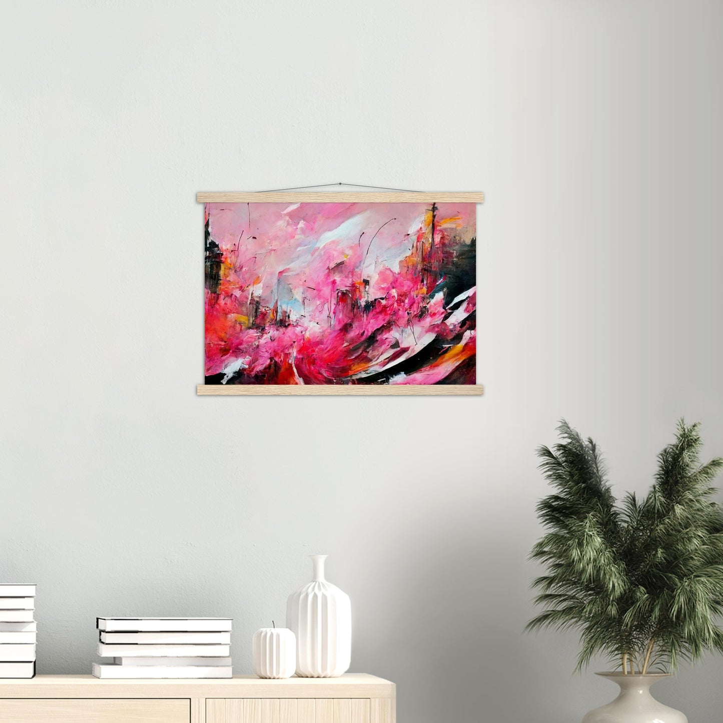 Poster mit Leisten (Holz) in Museumsqualität - Spring in Saint-Rémy - France - Frühling - France - de-Provence - Ölgemälde - Abstract -  Art de France - Posterleisten - Fineart - Posterrahmen  - Wandkunst - Holzrahmen - Poster with frame - Abstract Pink - artwork - art brand - printed cup personalized - Holzleisten - pixelboys - Kunstdrucke - wandbilder - wall art - Kunst auf Tassen  - Office Poster - Gastrotassen - Wanddekoration - Acrylkunst - Geschenkidee - Office Poster - Acryldruck - Abstrakte Kunst -