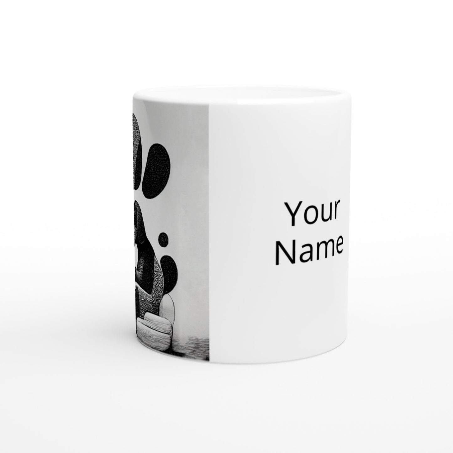 Personalisierbare Tasse - Doodle Mania "lazy dog"- Charlie - No.5 - personalized mug - Acryldruck - Wandbild - doodle mania art collection - wall art - Hunde - Doodle Kunst - dogs- doodle posters and art prints - Poster mit Rahmen - doodle artwork - Acrylbild - Kunstdruck - Wandbild - office Poster - Poster with frame - Charlie S.- Künstler: Pixelboys & The Unknown Artist Nb.517 - keith haring - Gastro Art - anti stress art - Art Brand - Kunstdruck -