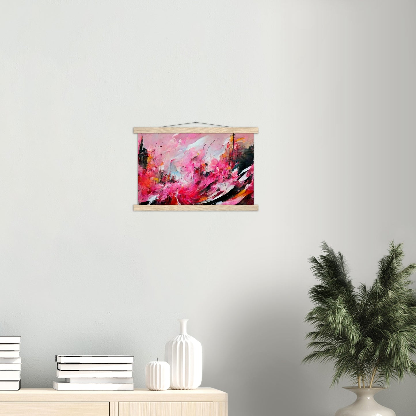 Poster mit Leisten (Holz) in Museumsqualität - Spring in Saint-Rémy - France - Frühling - France - de-Provence - Ölgemälde - Abstract -  Art de France - Posterleisten - Fineart - Posterrahmen  - Wandkunst - Holzrahmen - Poster with frame - Abstract Pink - artwork - art brand - printed cup personalized - Holzleisten - pixelboys - Kunstdrucke - wandbilder - wall art - Kunst auf Tassen  - Office Poster - Gastrotassen - Wanddekoration - Acrylkunst - Geschenkidee - Office Poster - Acryldruck - Abstrakte Kunst -