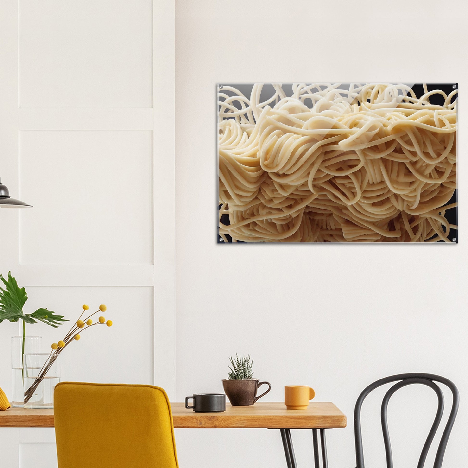 Acrylbild - in Museumsqualität - Noodle Knot - Pasta Love - Italien - China - Restaurant - Nudeln - Nudelknoten - Pasta - Teigwaren  - Wandkunst - Kunstdruck - Acryldruck - Kunstwerk - Office Poster - Poster mit Rahmen - Kaffee Tasse - Poster mit Leisten - Bedruckte Tassen - Kunst Marke - Art Brand - Kunstdrucke - Papier: 250g/qm - Künstler: Pixelboys - Office Poster - Poster with frame - Geschenkidee - Atelier Rome - Atelier Bologna - Atelier Milano -