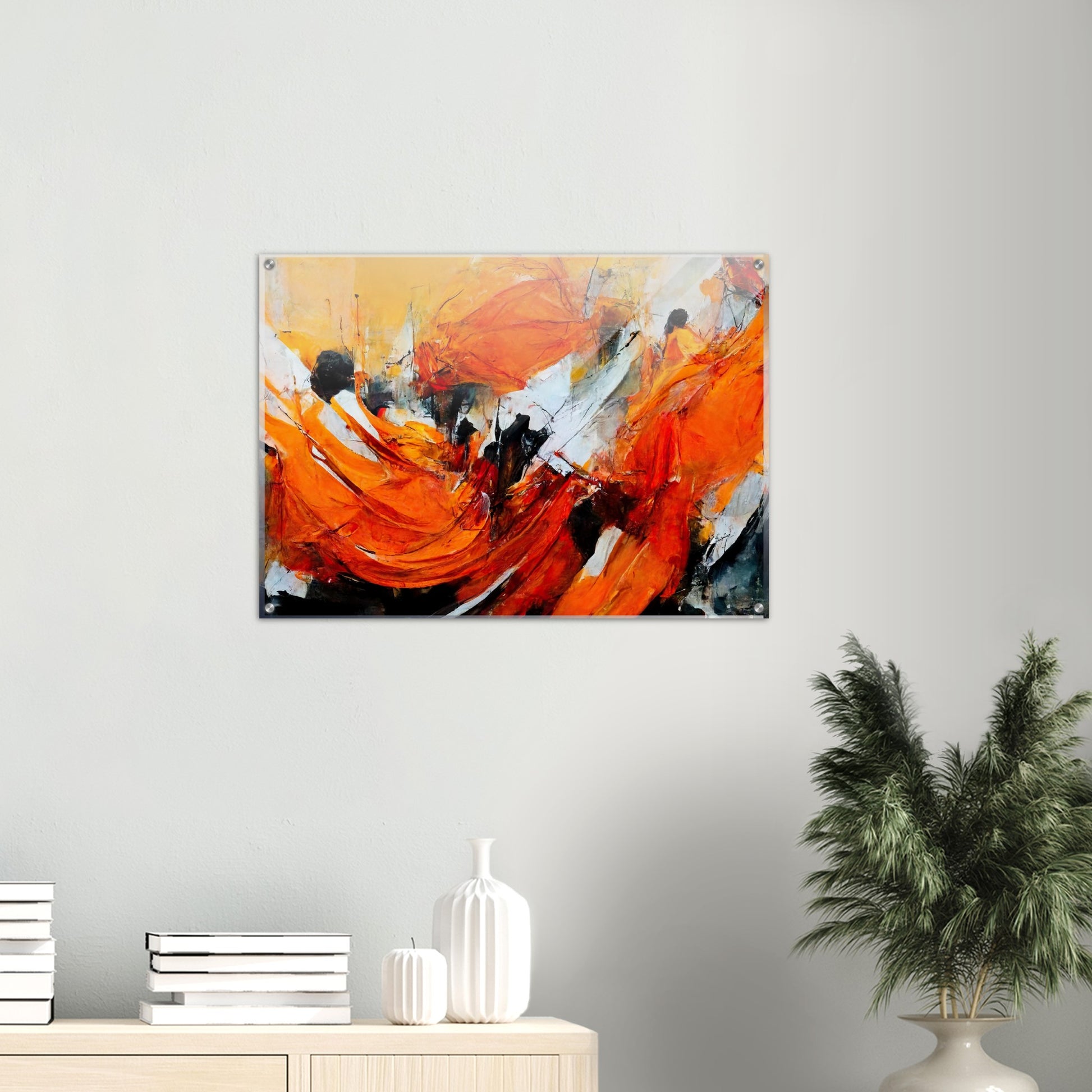 Acrylbild auf Glas - „Strolling in Amsterdam“ - Orange Pain - autumn - Ölgemälde - Abstract - Dutch Art - Abstract - Fineart - Herbstsonne - Wandkunst - Holzrahmen - Poster with frame - Abstract Orange - artwork - art brand - printed cup personalized - Holzleisten - pixelboys - Kunstdrucke - wandbilder - wall art - Kunst auf Tassen  - Office Poster - Gastrotassen - Wanddekoration - Fineart  - Colorfull - Dynamic - Acrylkunst - Geschenkidee - Office Poster - Acryldruck - Abstrakte Kunst -