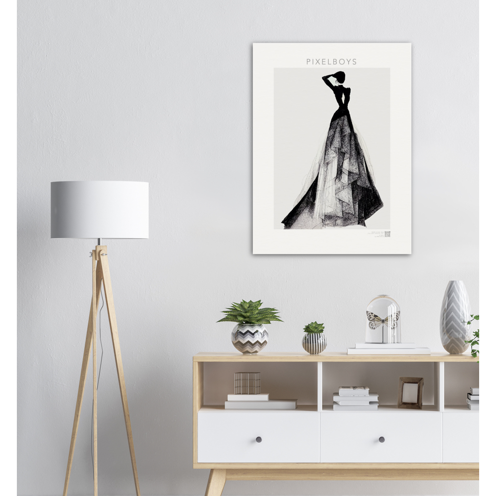 Poster in Museumsqualität - Haute Couture - Haute Couture - No. 3 - "Emma"- Künstler: "The Unknown Artist Nb. 517" - Pixelboys - Atelier - Milano - Berlin - New York - Dubai - Paris - Tokio - Munich -