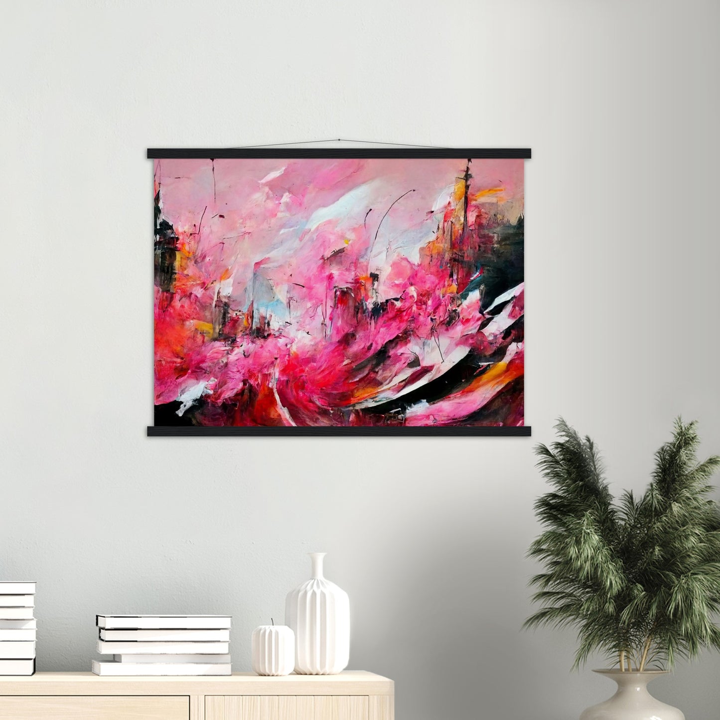 Poster mit Leisten (Holz) in Museumsqualität - Spring in Saint-Rémy - France - Frühling - France - de-Provence - Ölgemälde - Abstract -  Art de France - Posterleisten - Fineart - Posterrahmen  - Wandkunst - Holzrahmen - Poster with frame - Abstract Pink - artwork - art brand - printed cup personalized - Holzleisten - pixelboys - Kunstdrucke - wandbilder - wall art - Kunst auf Tassen  - Office Poster - Gastrotassen - Wanddekoration - Acrylkunst - Geschenkidee - Office Poster - Acryldruck - Abstrakte Kunst -