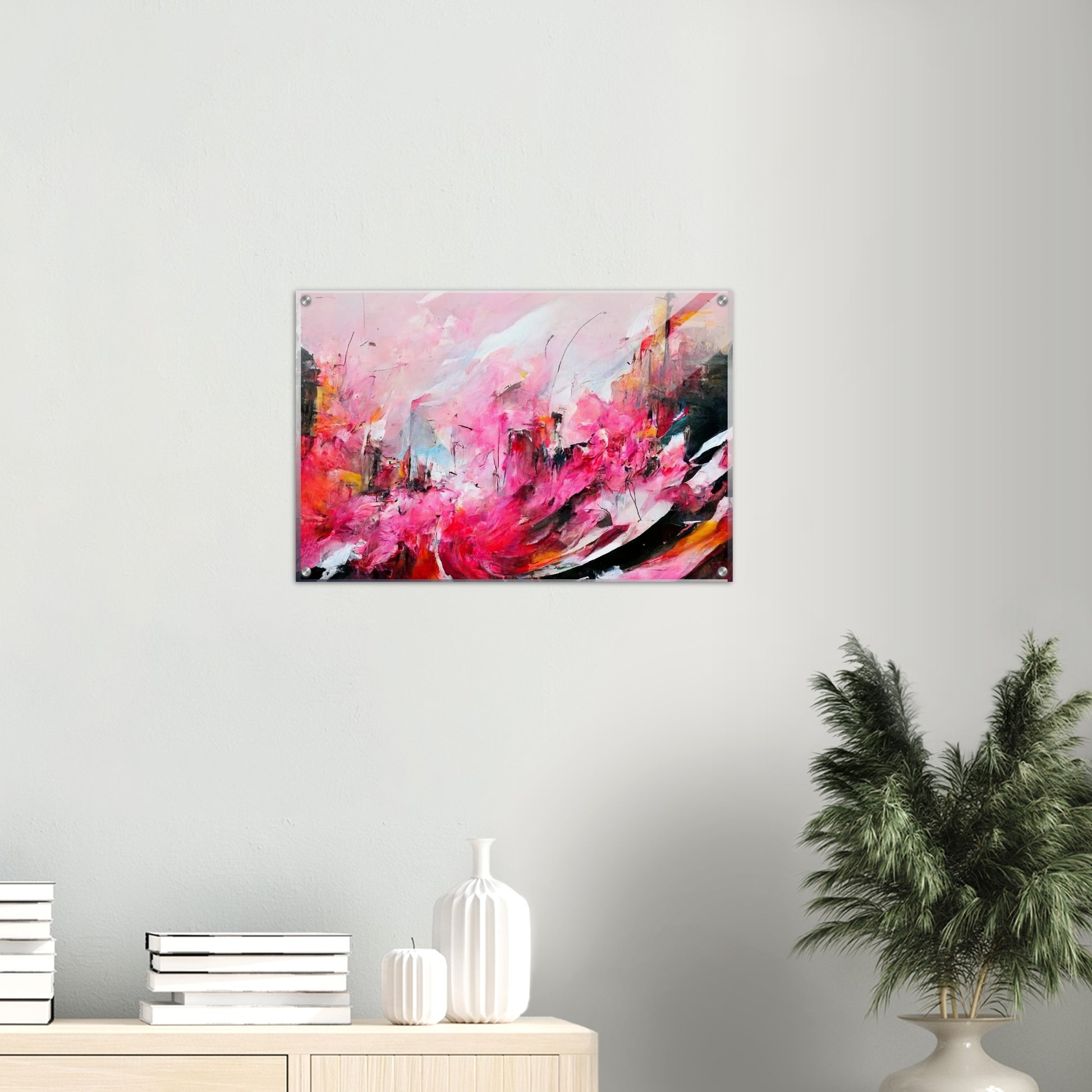 Acrylbild auf Glas in Museumsqualität - Spring in Saint-Rémy - France - Frühling - France - de-Provence - Ölgemälde - Abstract -  Art de France - Posterleisten - Fineart - Posterrahmen  - Wandkunst - Holzrahmen - Poster with frame - Abstract Pink - artwork - art brand - printed cup personalized - Holzleisten - pixelboys - Kunstdrucke - wandbilder - wall art - Kunst auf Tassen  - Office Poster - Gastrotassen - Wanddekoration - Acrylkunst - Geschenkidee - Office Poster - Acryldruck - Abstrakte Kunst -