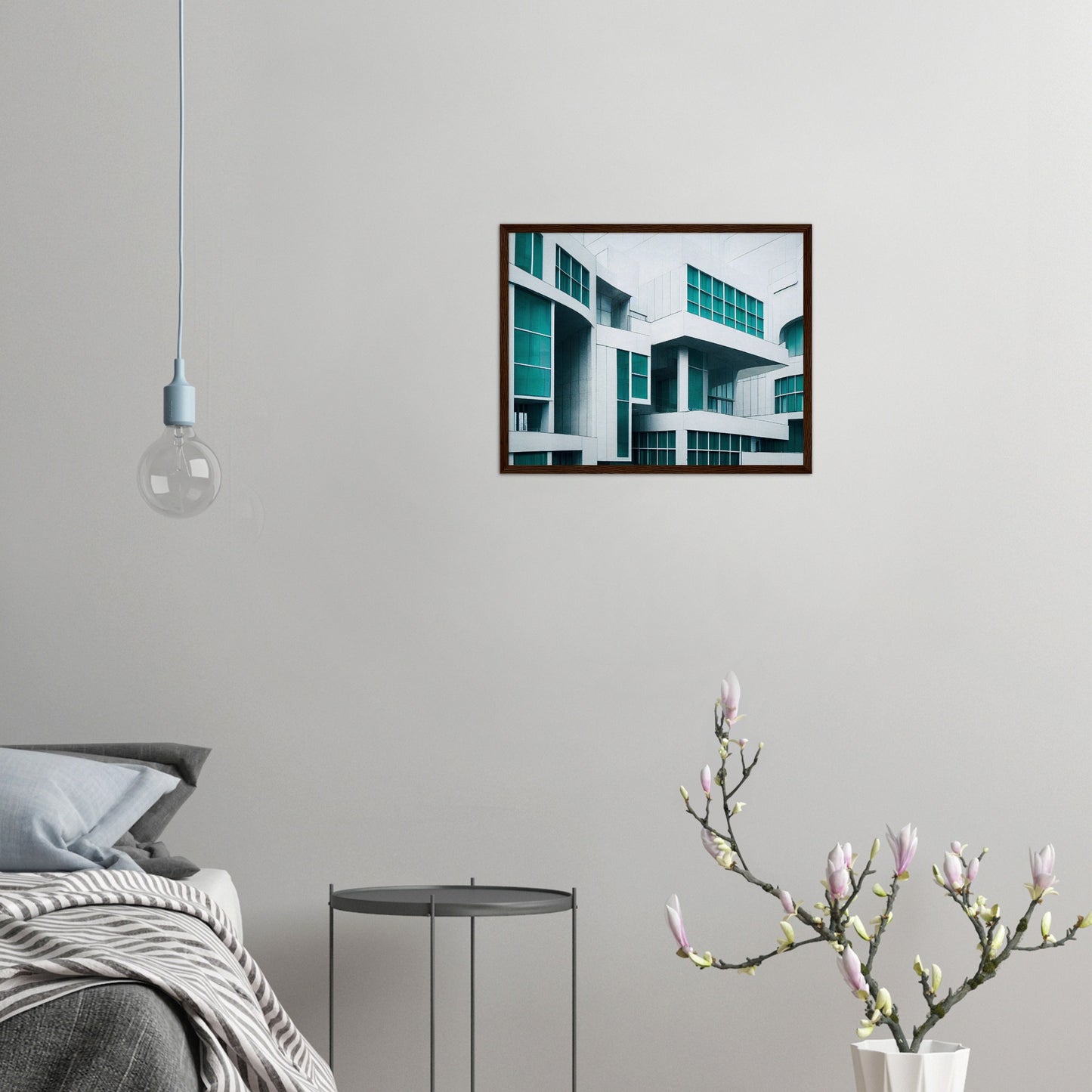 Poster mit Rahmen (Holz) - in Museumsqualität - Modern Architecture - Rotterdam  - Dutch Art - Design of Art - Fineart - Wandkunst - Poster with frame - vintage architecture - dutch future architecture  - home castle - artwork - art brand - printed cup personalized - pixelboys - Holland - Kunstdrucke - wandbilder - wall art - Kunst auf Tassen - Office Poster - Gastrotassen - Wanddekoration - Geschenkidee - Skyline - Rotterdam - city Architecture - urbanism - Geschenkidee - Acryldruck -