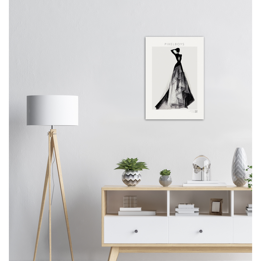 Poster in Museumsqualität - Haute Couture - Haute Couture - No. 3 - "Emma"- Künstler: "The Unknown Artist Nb. 517" - Pixelboys - Atelier - Milano - Berlin - New York - Dubai - Paris - Tokio - Munich -