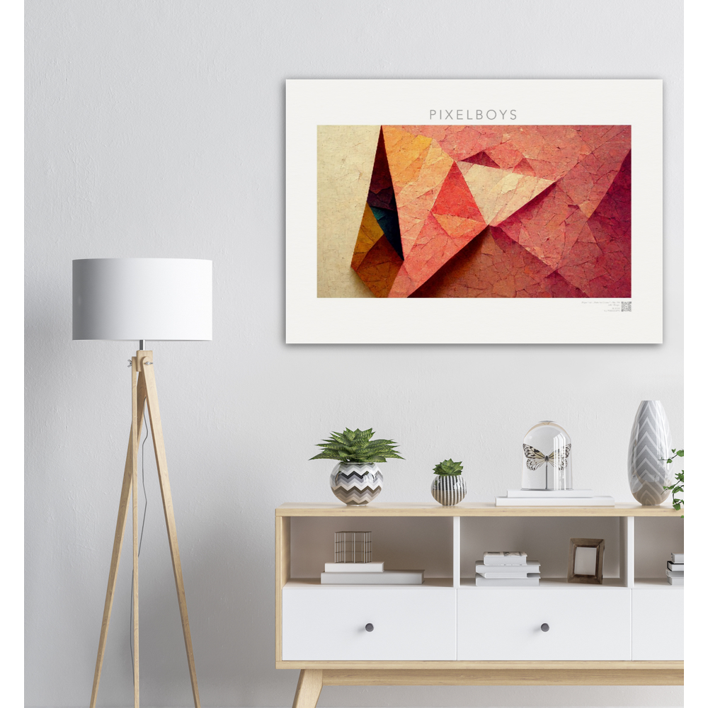 Poster - Paper Fall-No. 2: "Autumn Corner" - "Herbst Ecke"