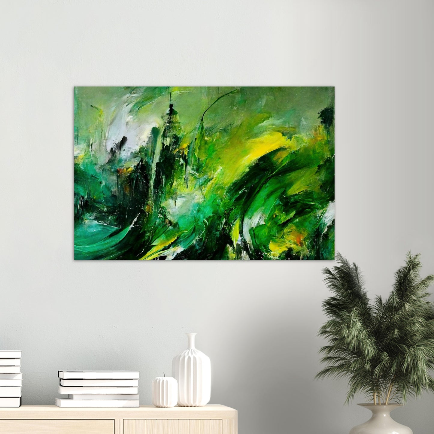 Poster in Museumsqualität - „Revenge of Nature“ - The Capitol - Washington D.C. - Ölgemälde - Capitol - Abstract - USA - Planet - Fineart - Green Sea - Wandkunst - Holzrahmen - Poster with frame - Abstract Green - artwork - art brand - printed cup personalized - Holzleisten - pixelboys - Kunstdrucke - wandbilder - wall art - Kunst auf Tassen  - Office Poster - Gastrotassen - Wanddekoration - Fineart  - Colorfull - Dynamic - Acrylkunst - Geschenkidee - Office Poster - Acryldruck - Abstrakte Kunst -