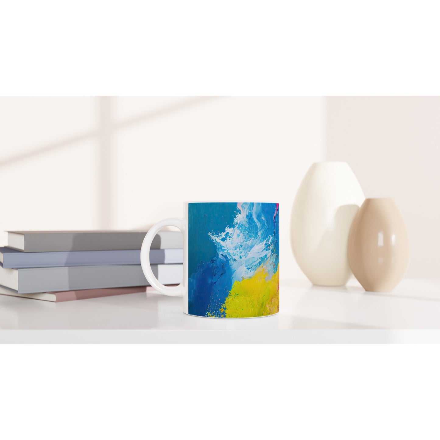 Sammeltasse (bedruckt) - in Museumsqualität - Ice cream at the beach - Sunny Day - California - Cubism - Holzleisten - Fineart - Sea - Wandkunst - Poster with frame - Abstract Gelato Kollektion - artwork - art brand - printed cup personalized - pixelboys - Kunstdrucke - wandbilder - wall art - Kunst auf Tassen - vintage art - Office Poster - Gastrotassen - Wanddekoration - Geschenkidee  - Ein Tag am Meer - Icecream - Geschenkidee - Acrylkunst - Geschenkidee - Office Poster - Acryldruck - Abstrakte Kunst