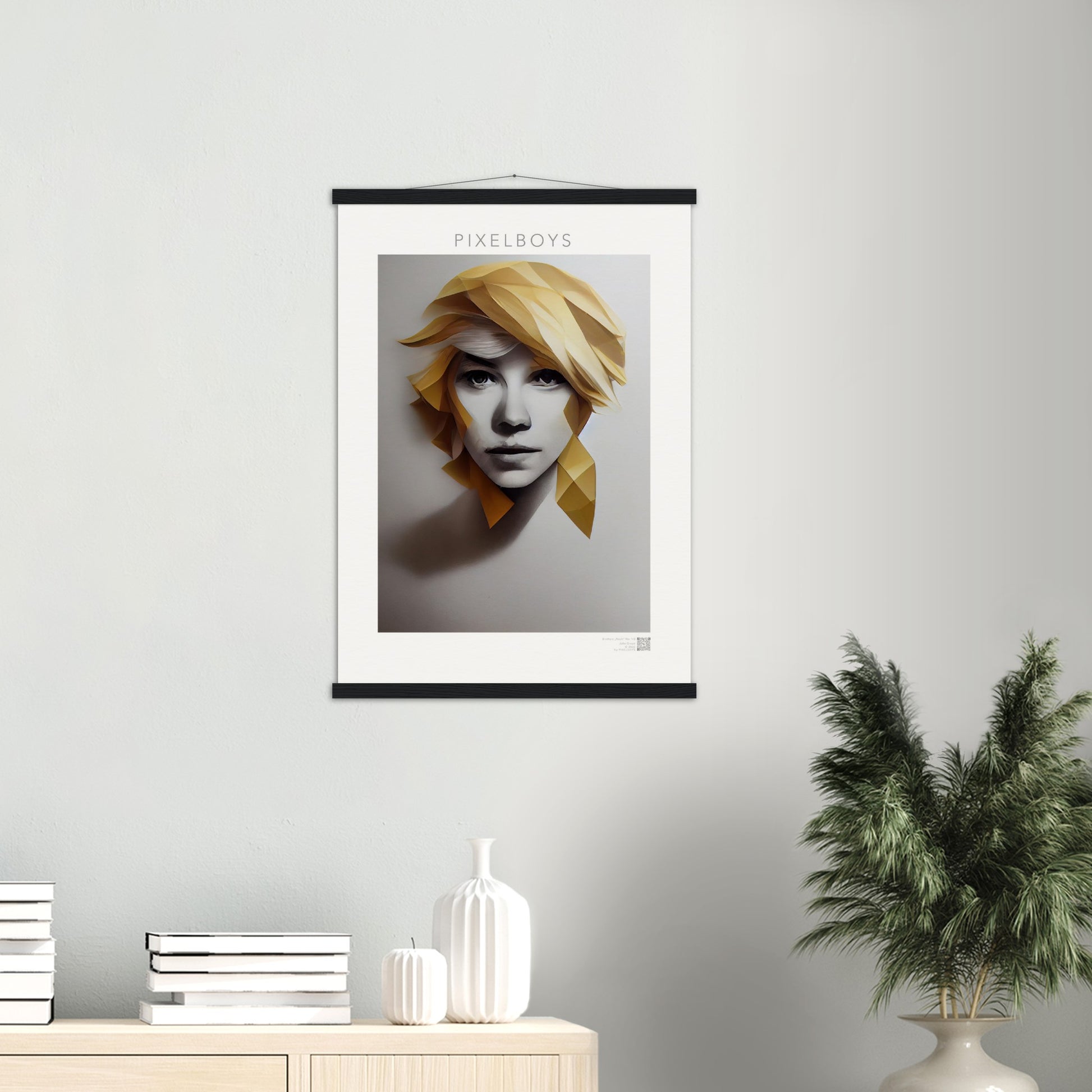 Poster mit Leisten (Holz) - in Museumsqualität - Brothers "Noah" - No.1 - Drillinge - Art of Brother - Fineart - Wandkunst - Poster with frame - vintage art  - Bruder Kollektion - artwork - art brand - printed cup personalized - pixelboys - Kunstdrucke - wandbilder - wall art - Kunst auf Tassen - Office Poster - Gastrotassen - Wanddekoration - Geschenkidee  - blonde brüder - big - brother - family - Geschenkidee - Acryldruck - triplets - Geschenkidee - Office Poster -