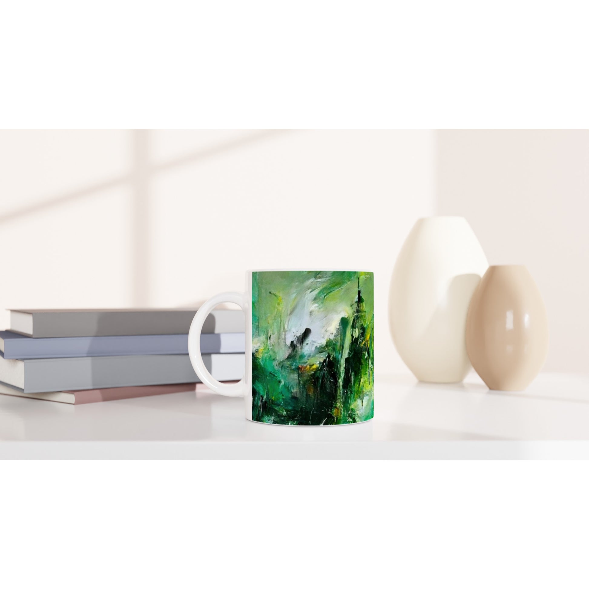 Sammeltasse bedruckt - „Revenge of Nature“ - The Capitol - Washington D.C. - Ölgemälde - Capitol - Abstract - USA - Planet - Fineart - Green Sea - Wandkunst - Holzrahmen - Poster with frame - Abstract Green - artwork - art brand - printed cup personalized - Holzleisten - pixelboys - Kunstdrucke - wandbilder - wall art - Kunst auf Tassen  - Office Poster - Gastrotassen - Wanddekoration - Fineart  - Colorfull - Dynamic - Acrylkunst - Geschenkidee - Office Poster - Acryldruck - Abstrakte Kunst -