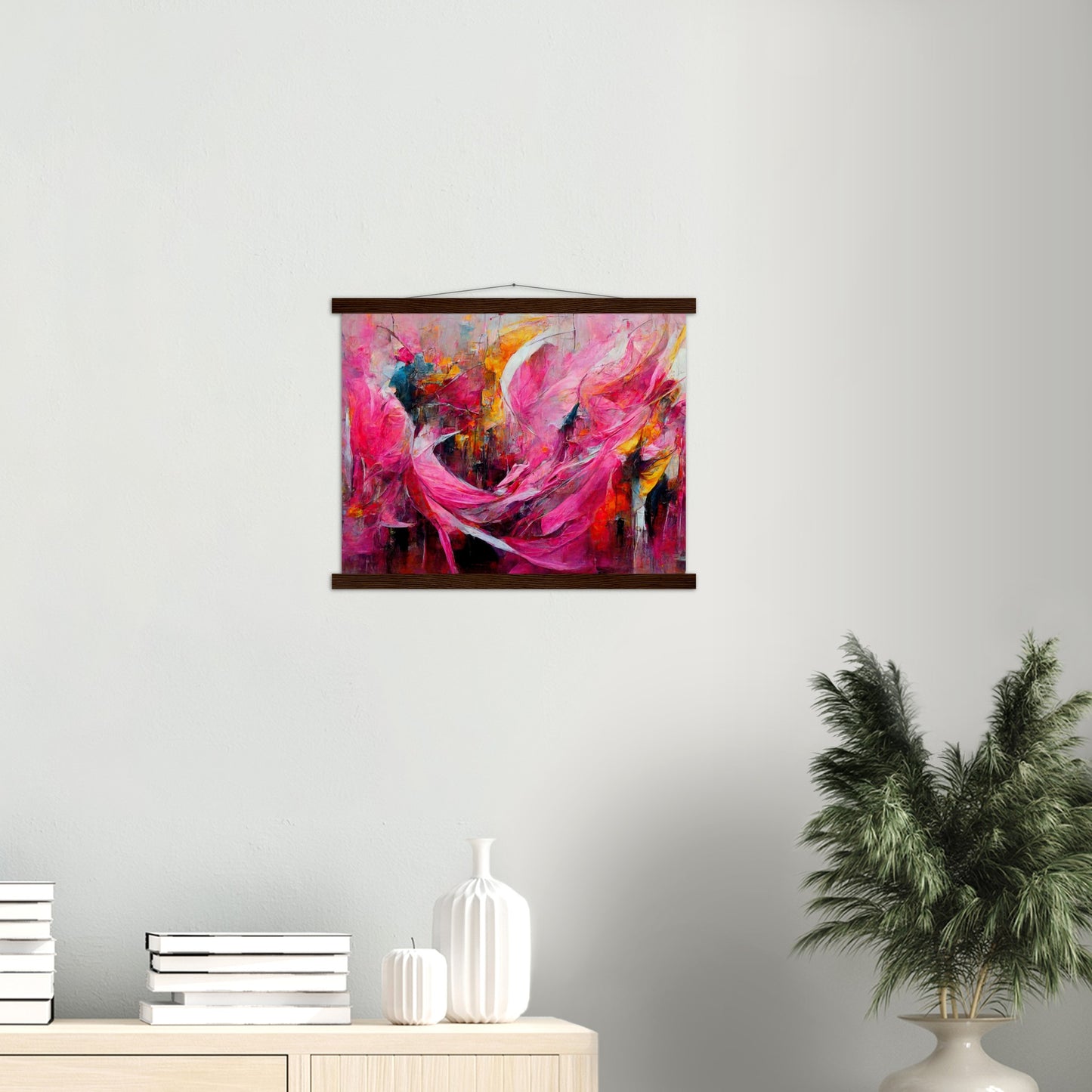 Poster mit Leisten (Holz) in Museumsqualität - Carnival in Venice - Italy - ölgemälde - Italy Abstract Art - Posterleisten - Fineart - Posterrahmen  - Wandkunst - Holzrahmen - Poster with frame - Abstract Pink - artwork - art brand - printed cup personalized - Holzleisten - pixelboys - Kunstdrucke - wandbilder - wall art - Kunst auf Tassen  - Office Poster - Gastrotassen - Wanddekoration - Acrylkunst - Geschenkidee - Office Poster - Acryldruck - Abstrakte Kunst - Pink Art -