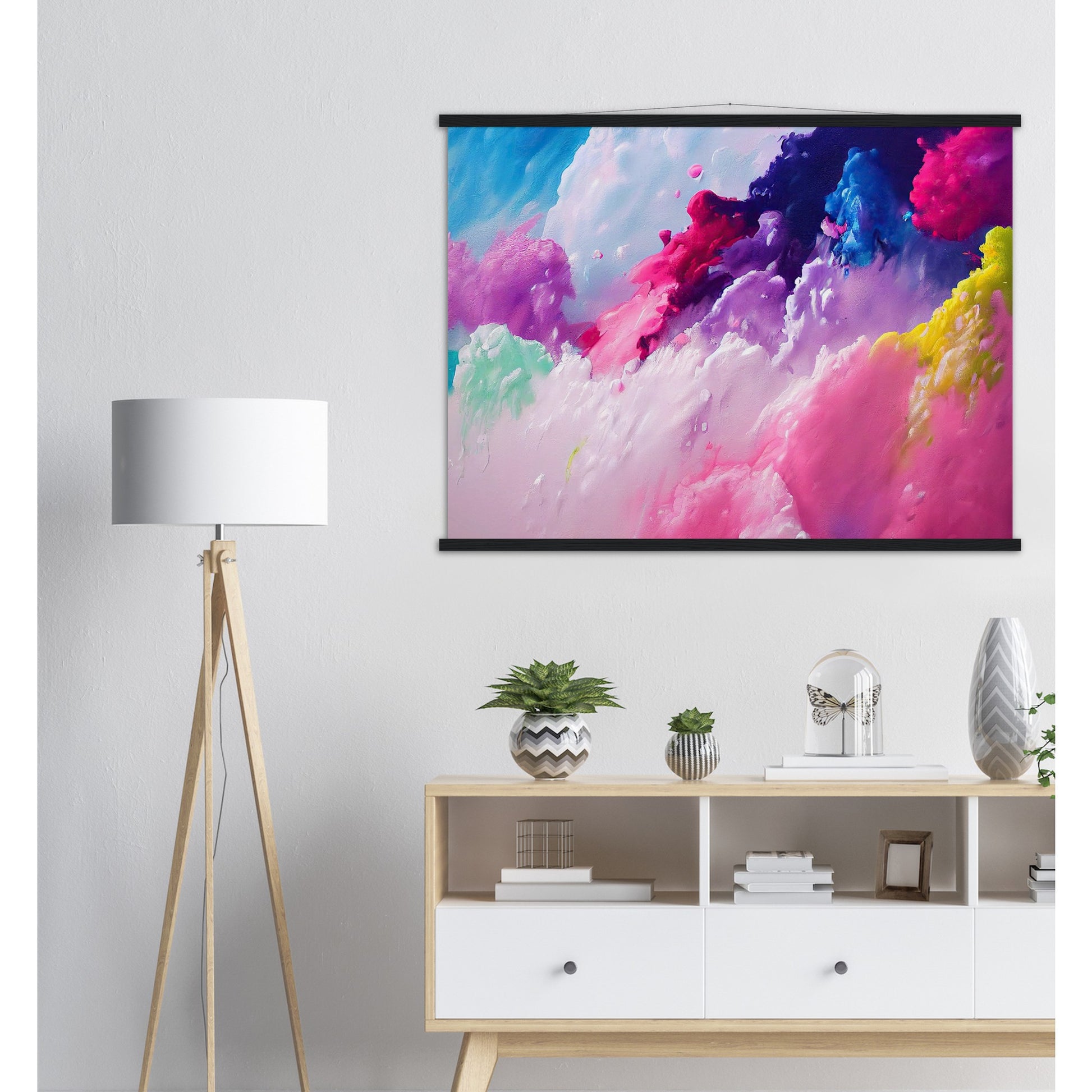 Poster mit Holzleisten - in Museumsqualität - Candy floss - Süßigkeiten - Kindheit - Cubism - Holzleisten - Fineart - Zuckerwatte - Wandkunst - Poster with frame - Abstract Kollektion - artwork - art brand - printed cup personalized - pixelboys - Kunstdrucke - wandbilder - wall art - Kunst auf Tassen - vintage art - Office Poster - Gastrotassen - Wanddekoration - Geschenkidee  - Cabdyland - Icecream - Geschenkidee - Acrylkunst - Geschenkidee - Office Poster - Acryldruck - Abstrakte Kunst