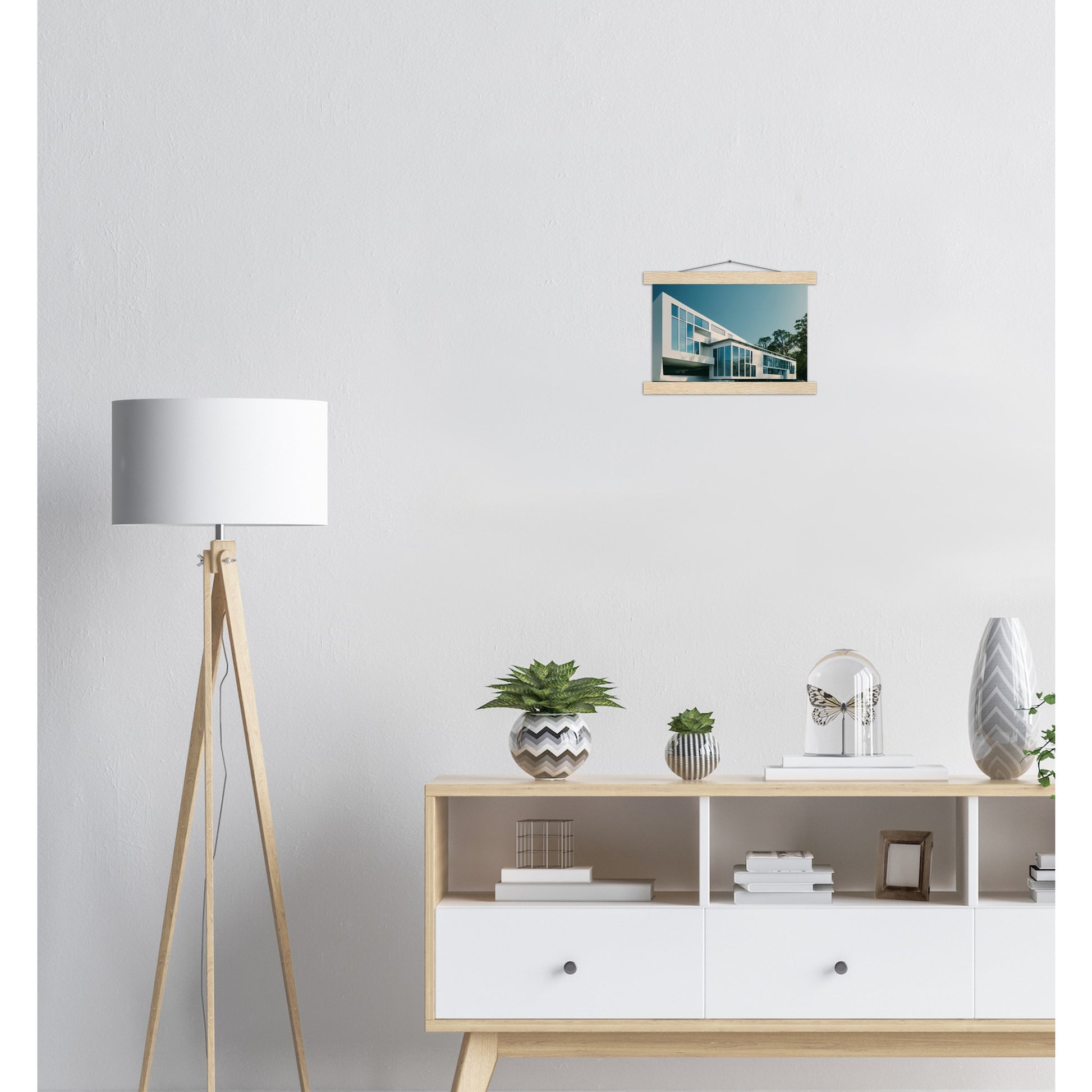  Poster mit Leisten (Holz) - Museumsqualität - Modern Architecture - Barcelona - Fineart - Wandkunst - Poster with frame - vintage architecture - future architecture spain - home castle - artwork - art brand - printed cup personalized - pixelboys - madrid - Kunstdrucke - wandbilder - wall art - Kunst auf Tassen - Office Poster - Gastrotassen - Wanddekoration - Geschenkidee - Skyline - Barcelona - city Architecture - urbanism - Katalonien -