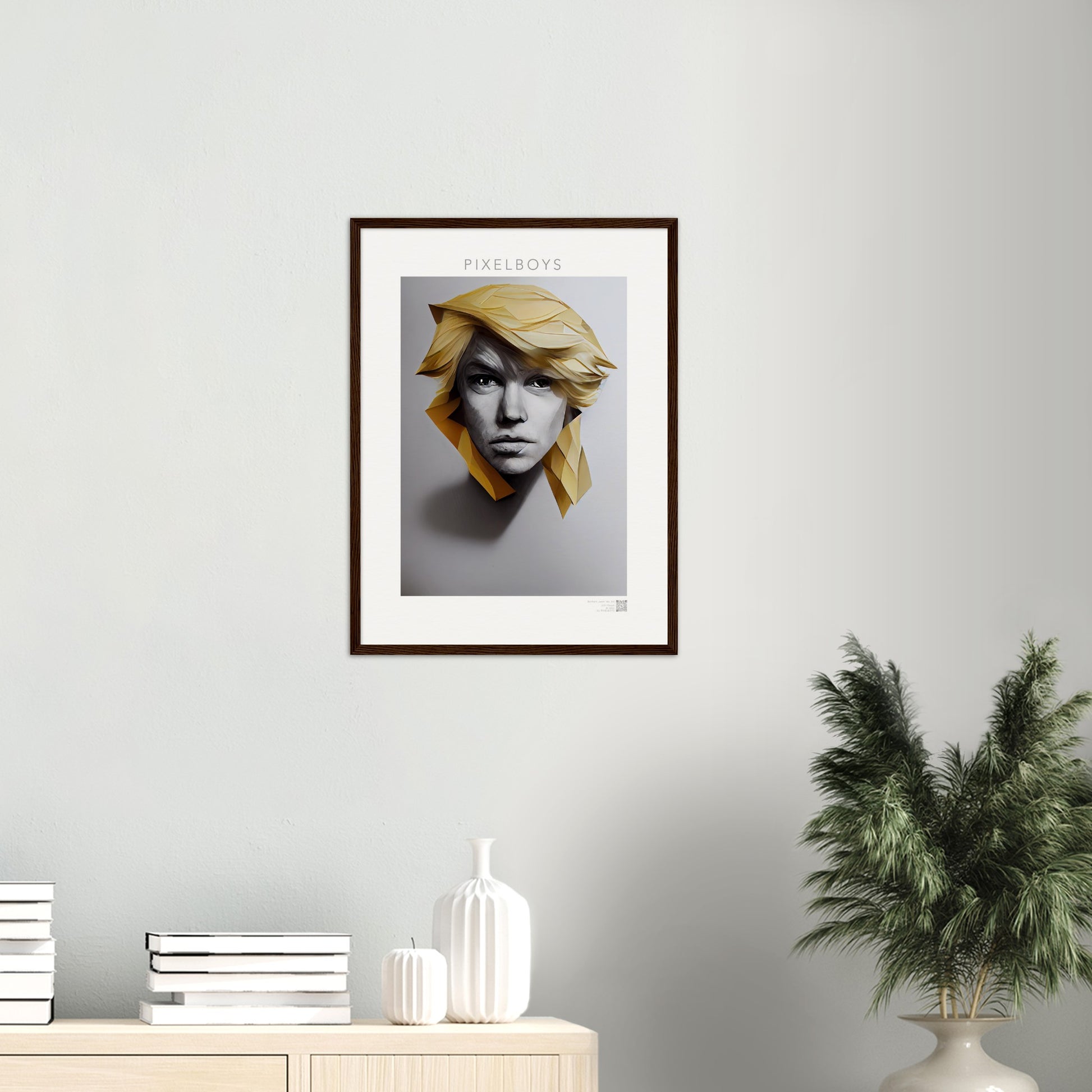 Poster mit Rahmen (Holz) in Museumsqualität - Brothers "Leon" - No.3  - vintage art - Art of Brother - Fineart - Drillinge - Wandkunst - Poster with frame - Bruder Kollektion - artwork - art brand - printed cup personalized - pixelboys - Kunstdrucke - wandbilder - wall art - Kunst auf Tassen - Office Poster - Gastrotassen - Wanddekoration - Geschenkidee  - blonde brüder - big - brother - family - Geschenkidee - Acrylkunst - triplets - Geschenkidee - Office Poster - Acryldruck -