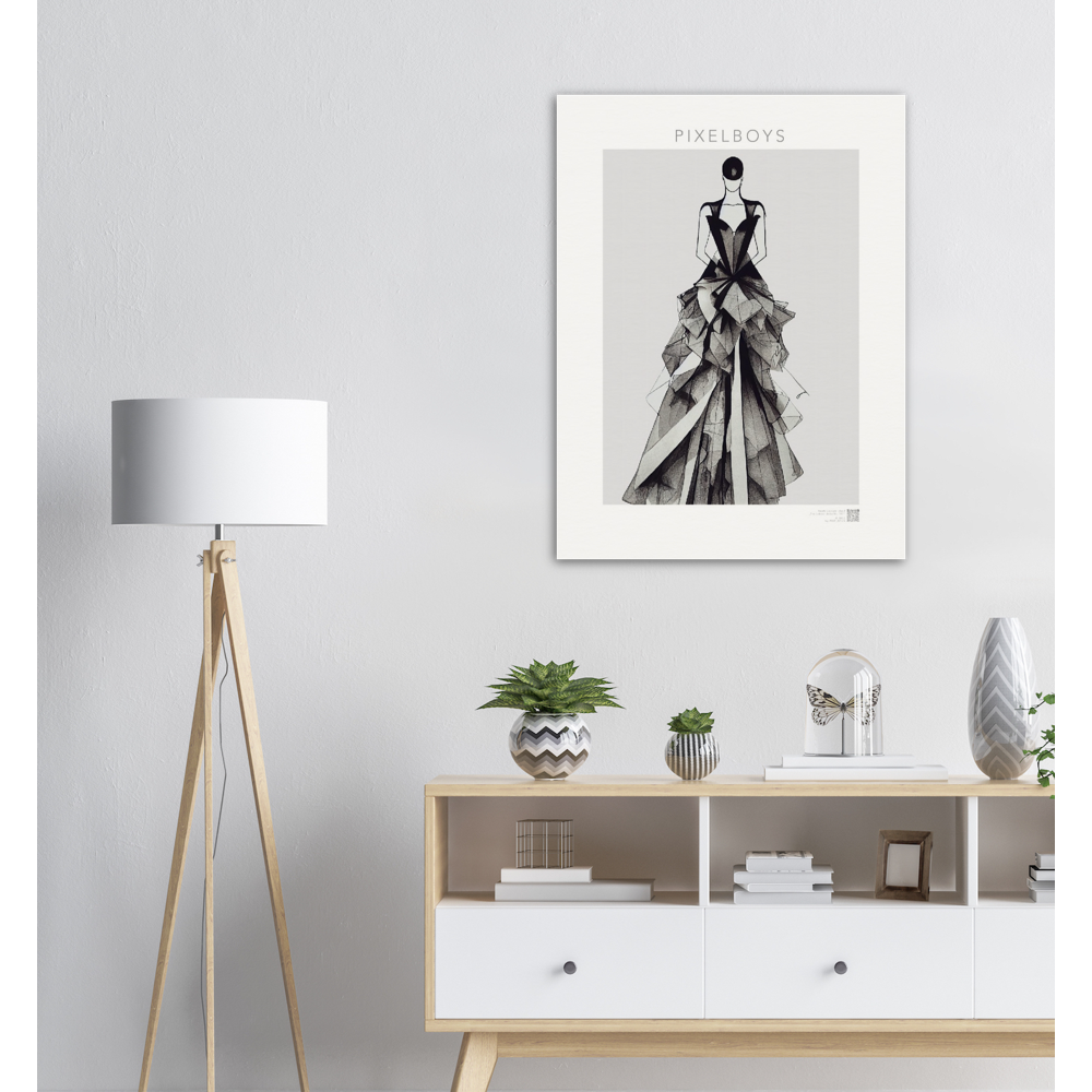 Poster in Museumsqualität - Haute Couture - No. 4 - "Alice" - Künstler: "The Unknown Artist Nb. 517" Wandbilder - Kunstdrucke - Pixelboys - Atelier - Milano - Berlin - Munich - Madrid - New York - Dubai - Paris - Tokio - 