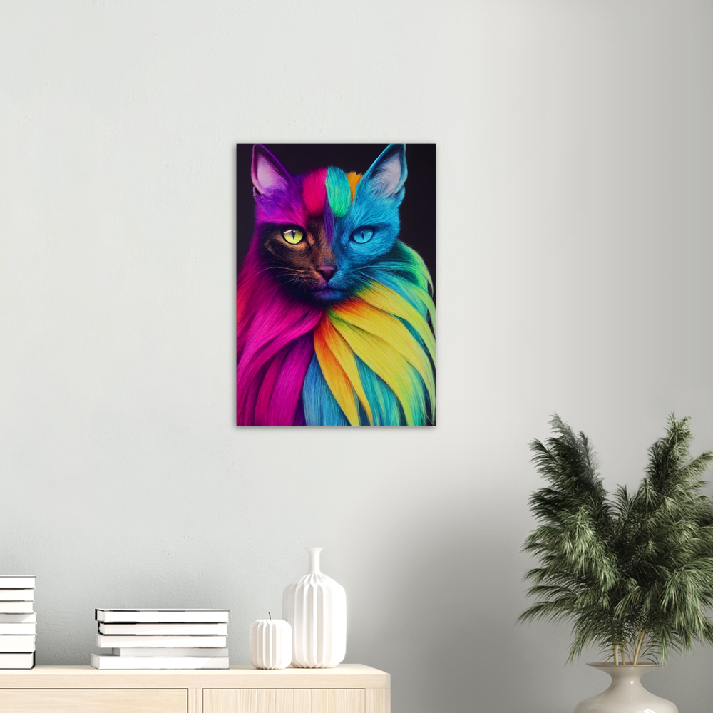 Poster - Mit edler Regenbogenkatze "Bella"