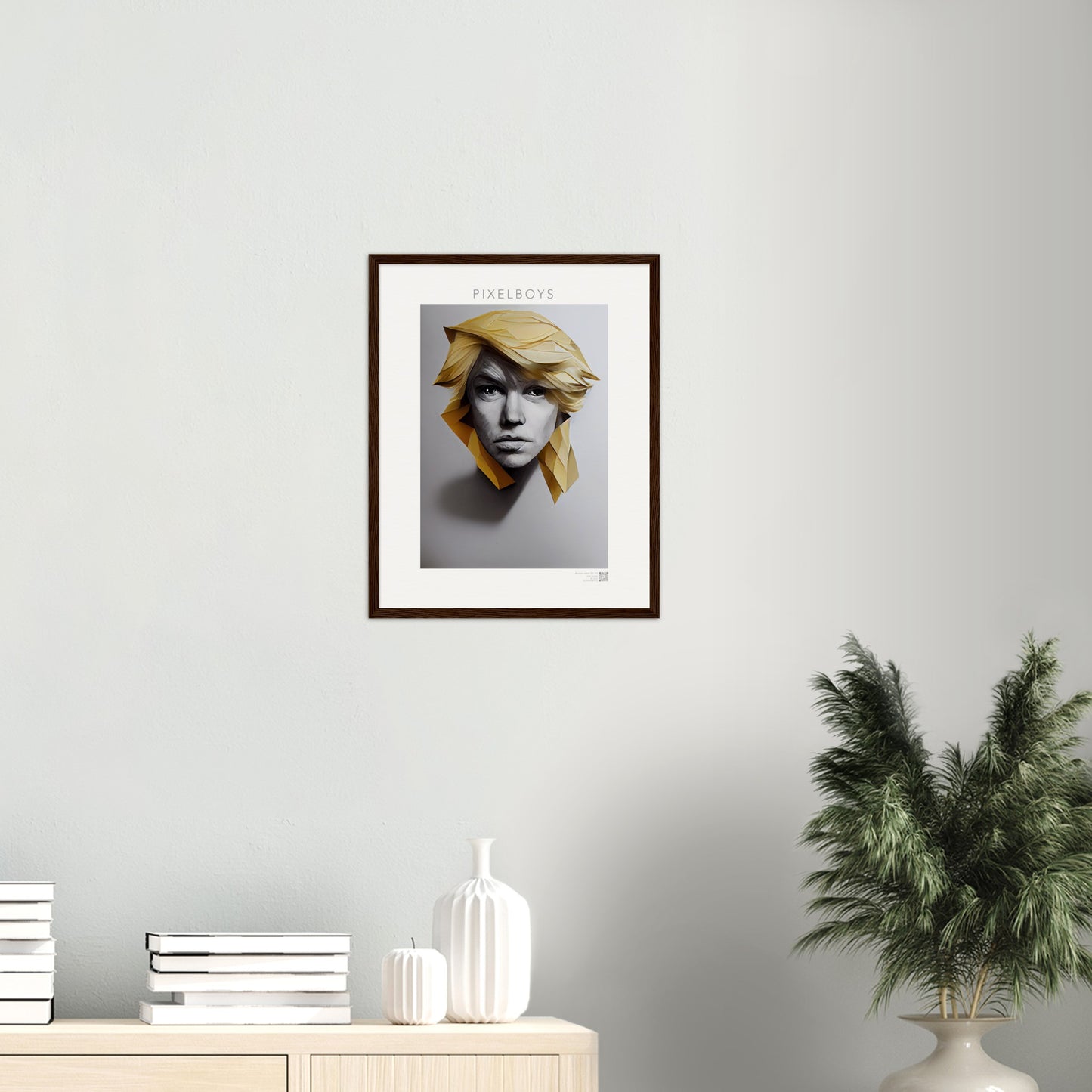 Poster mit Rahmen (Holz) in Museumsqualität - Brothers "Leon" - No.3  - vintage art - Art of Brother - Fineart - Drillinge - Wandkunst - Poster with frame - Bruder Kollektion - artwork - art brand - printed cup personalized - pixelboys - Kunstdrucke - wandbilder - wall art - Kunst auf Tassen - Office Poster - Gastrotassen - Wanddekoration - Geschenkidee  - blonde brüder - big - brother - family - Geschenkidee - Acrylkunst - triplets - Geschenkidee - Office Poster - Acryldruck -