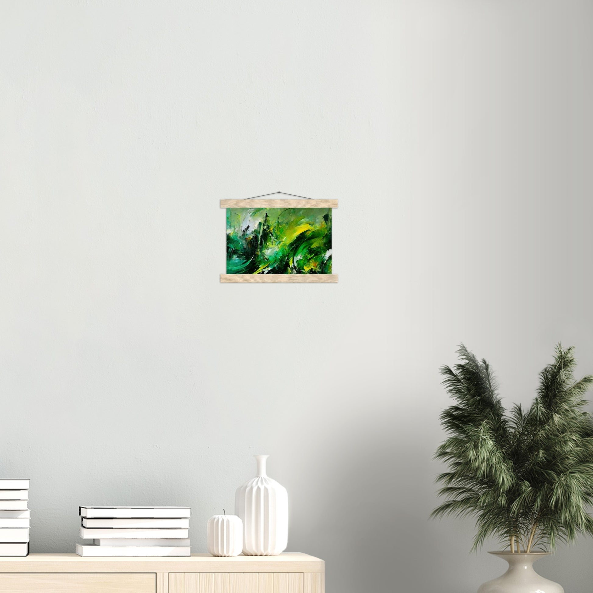 Poster mit Leisten (Holz) - „Revenge of Nature“ - The Capitol - Washington D.C. - Ölgemälde - Capitol - Abstract - USA - Planet - Fineart - Green Sea - Wandkunst - Holzrahmen - Poster with frame - Abstract Green - artwork - art brand - printed cup personalized - Holzleisten - pixelboys - Kunstdrucke - wandbilder - wall art - Kunst auf Tassen  - Office Poster - Gastrotassen - Wanddekoration - Fineart  - Colorfull - Dynamic - Acrylkunst - Geschenkidee - Office Poster - Acryldruck - Abstrakte Kunst -