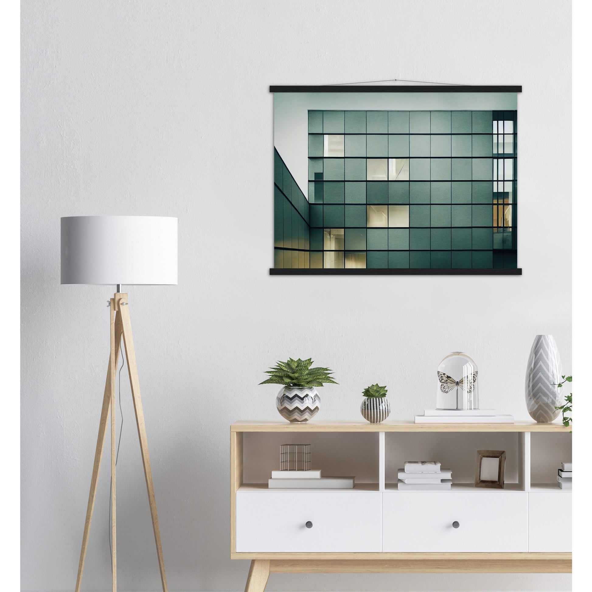 Poster mit Leisten (Holz) - in Museumsqualität - Modern Architecture - Moscow - Peace - Art of Russia - Fineart - Wandkunst - Poster with frame - vintage architecture - moscow future architecture  - Red place - artwork - art brand - printed cup personalized - pixelboys - moscow - Kunstdrucke - wandbilder - wall art - Kunst auf Tassen - Office Poster - Gastrotassen - Wanddekoration - Geschenkidee - Skyline - Russia - city Architecture - urbanism - Geschenkidee - Moscow Metro  - ☮ -