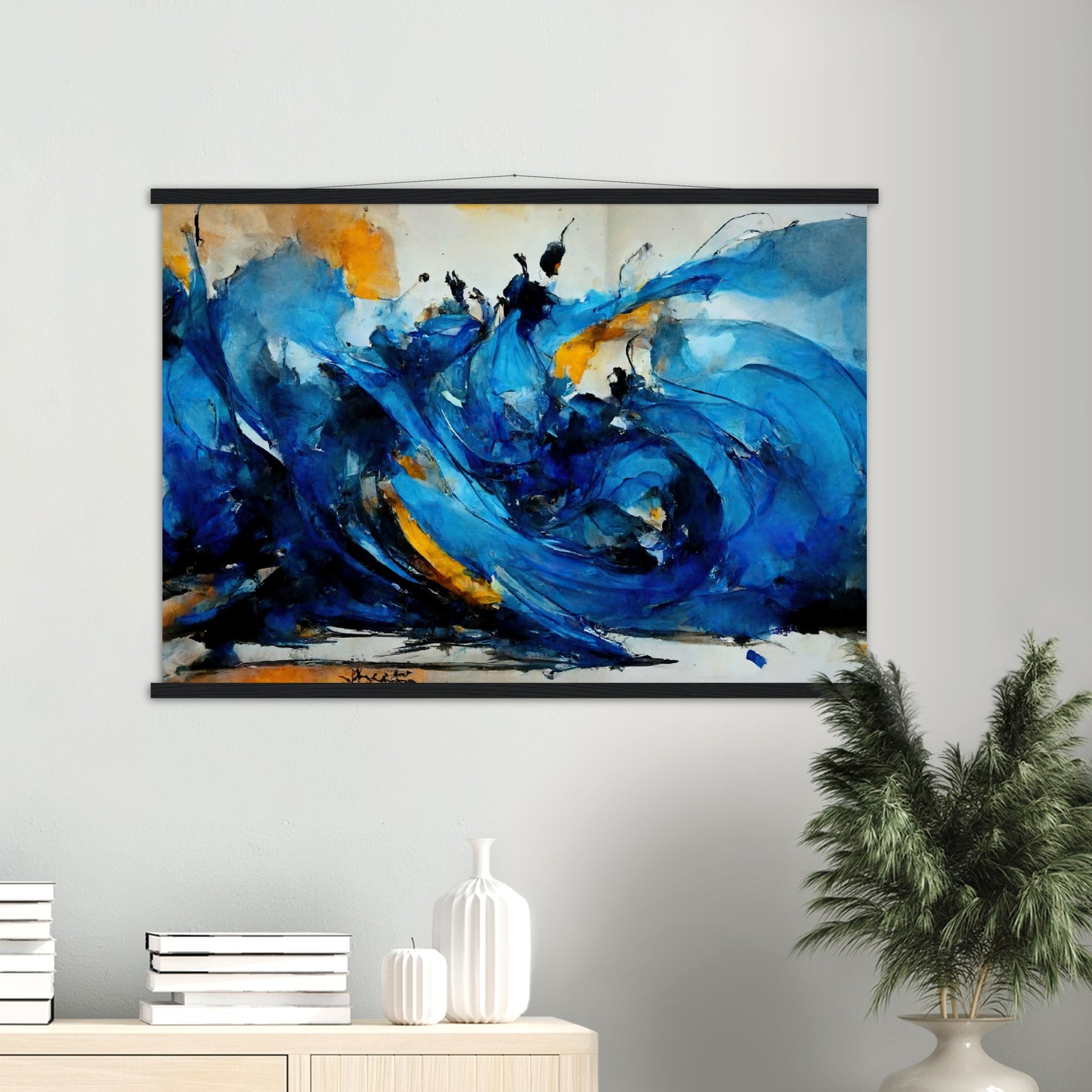 Poster mit Leisten (Holz) in Museumsqualität - Dancing Dervish - Art of Islam - Fineart - Dancing - Wandkunst - Poster with frame - Abstract Blue Kollektion - artwork - art brand - printed cup personalized - pixelboys - Kunstdrucke - wandbilder - wall art - Kunst auf Tassen - vintage art - Office Poster - Gastrotassen - Wanddekoration - Geschenkidee  - Sufis Dance - Derwisch - Sufismus - Geschenkidee - Acrylkunst - Weisheit - Geschenkidee - Office Poster - Acryldruck -