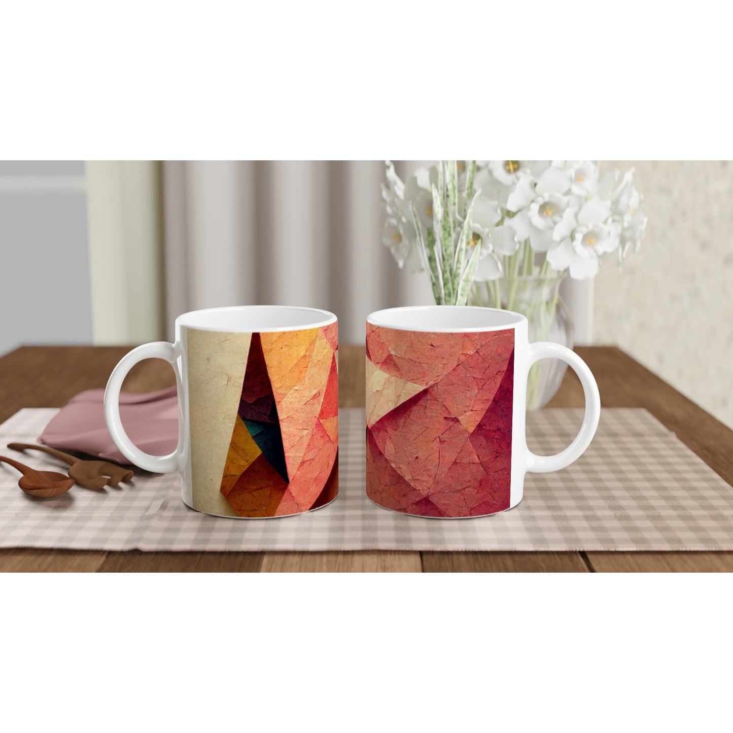 Sammeltasse - Paper Fall-No. 2: "Autumn Corner" Kunst auf bedruckten Tassen - Herbst in der Kunst -  Wandbild - Customizable Coffee Cup - Wandkunst - Personalized Gifts - Kunstdruck - Herbstgefühle - Acryldruck - Fine Art - Personalized Gifts - Poster with frame - Kunstwerk - Office Poster - Poster mit Rahmen - Kaffee Tasse  - Bedruckte Tassen - Kunst Marke - Art Brand - Wandbild - Kunstdrucke - Kust auf Acryl - Künstler: John Grayst - Pixelboys - Geschenkidee - Fine Art - Wall Art - 