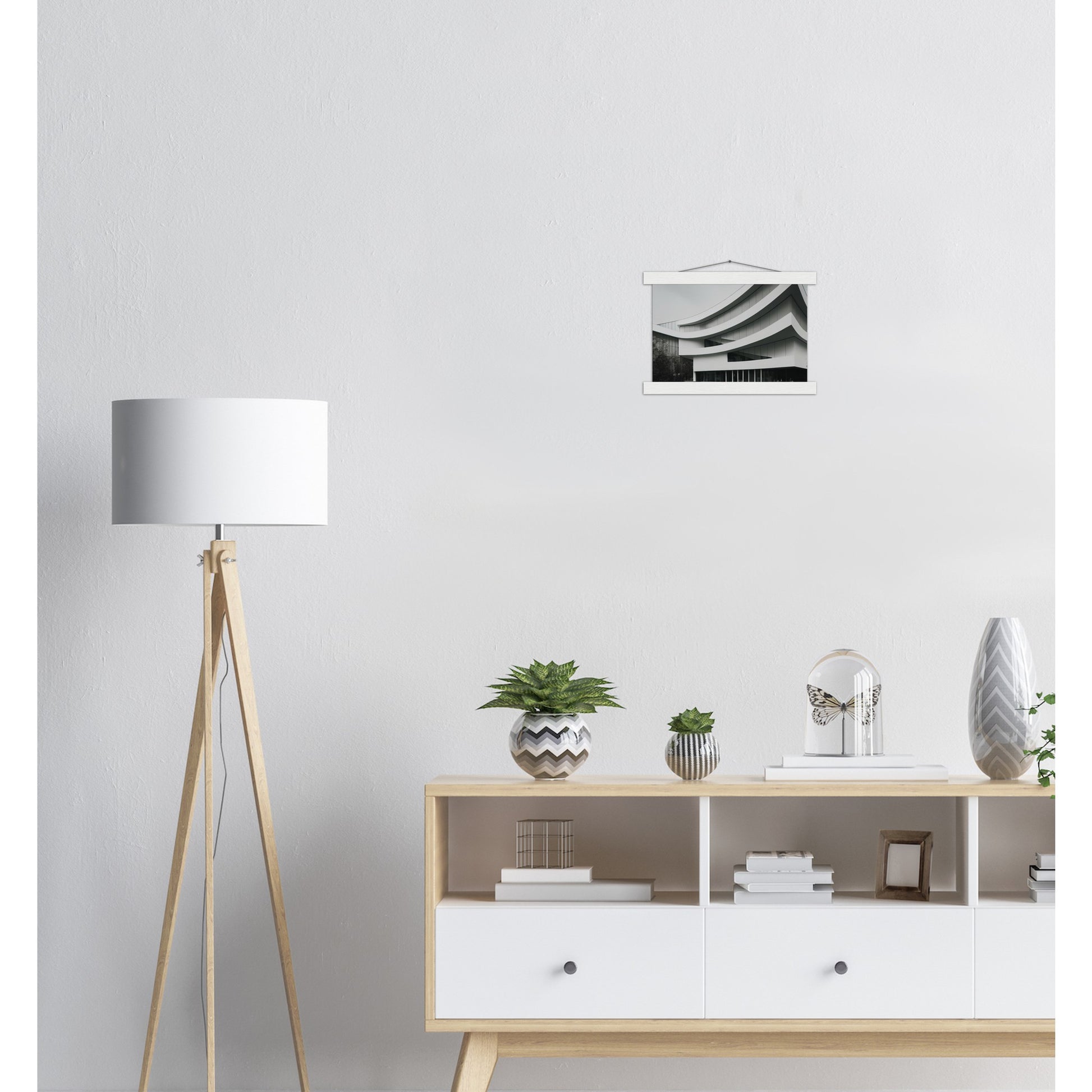 Poster mit Leisten (Holz) - Modern Architecture - Tokyo - Art Design - Fineart - Wandkunst - Poster with frame - vintage architecture - future architecture Japan - home castle - artwork - art brand - printed cup personalized - pixelboys - japan - Kunstdrucke - wandbilder - wall art - Kunst auf Tassen - Office Poster - Gastrotassen - Wanddekoration - Geschenkidee - Skyline - Tokio - city Architecture - urbanism - Geschenkidee - 東京 Tōkyō