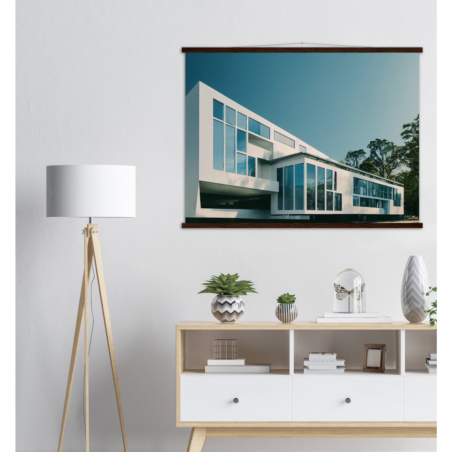  Poster mit Leisten (Holz) - Museumsqualität - Modern Architecture - Barcelona - Fineart - Wandkunst - Poster with frame - vintage architecture - future architecture spain - home castle - artwork - art brand - printed cup personalized - pixelboys - madrid - Kunstdrucke - wandbilder - wall art - Kunst auf Tassen - Office Poster - Gastrotassen - Wanddekoration - Geschenkidee - Skyline - Barcelona - city Architecture - urbanism - Katalonien -