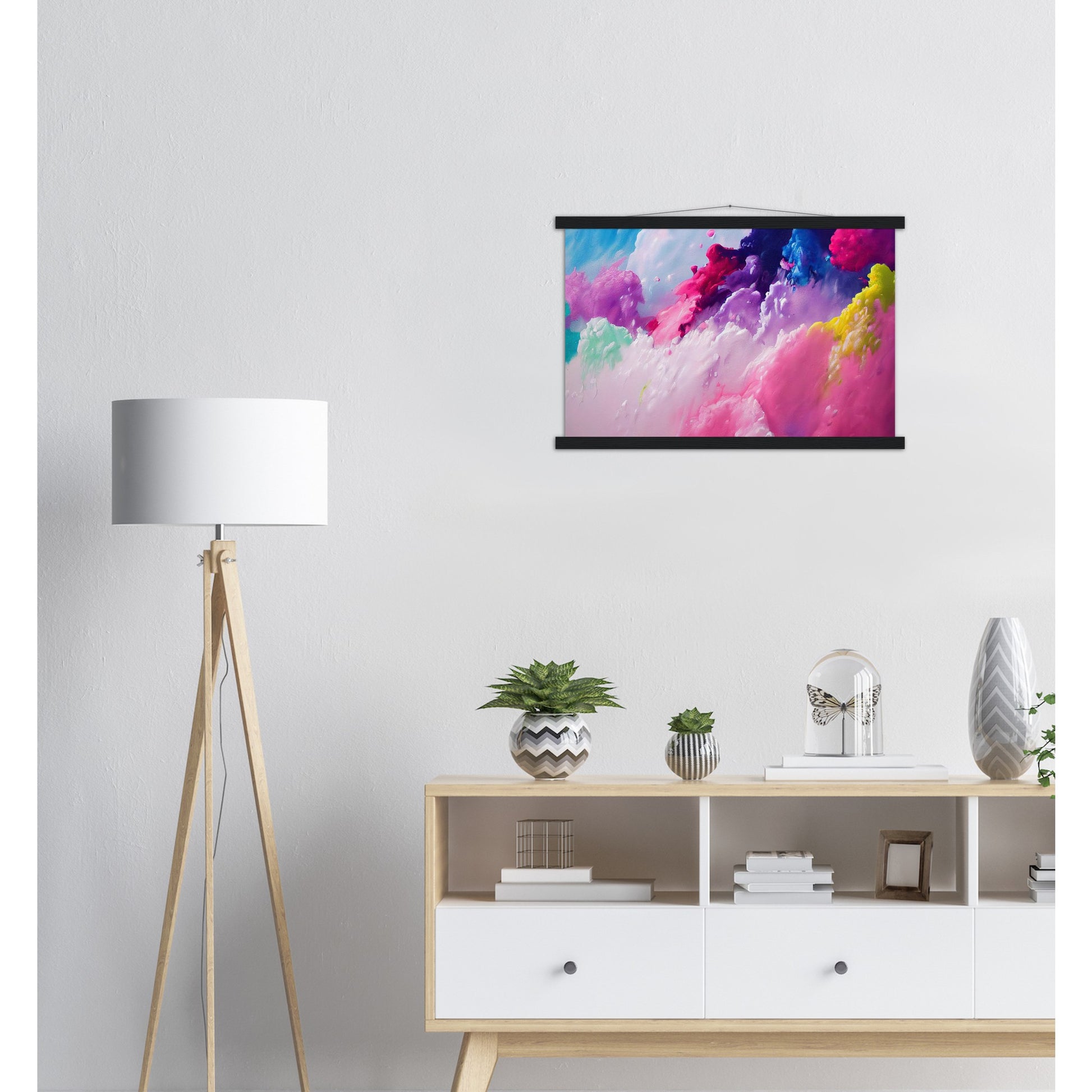 Poster mit Holzleisten - in Museumsqualität - Candy floss - Süßigkeiten - Kindheit - Cubism - Holzleisten - Fineart - Zuckerwatte - Wandkunst - Poster with frame - Abstract Kollektion - artwork - art brand - printed cup personalized - pixelboys - Kunstdrucke - wandbilder - wall art - Kunst auf Tassen - vintage art - Office Poster - Gastrotassen - Wanddekoration - Geschenkidee  - Cabdyland - Icecream - Geschenkidee - Acrylkunst - Geschenkidee - Office Poster - Acryldruck - Abstrakte Kunst