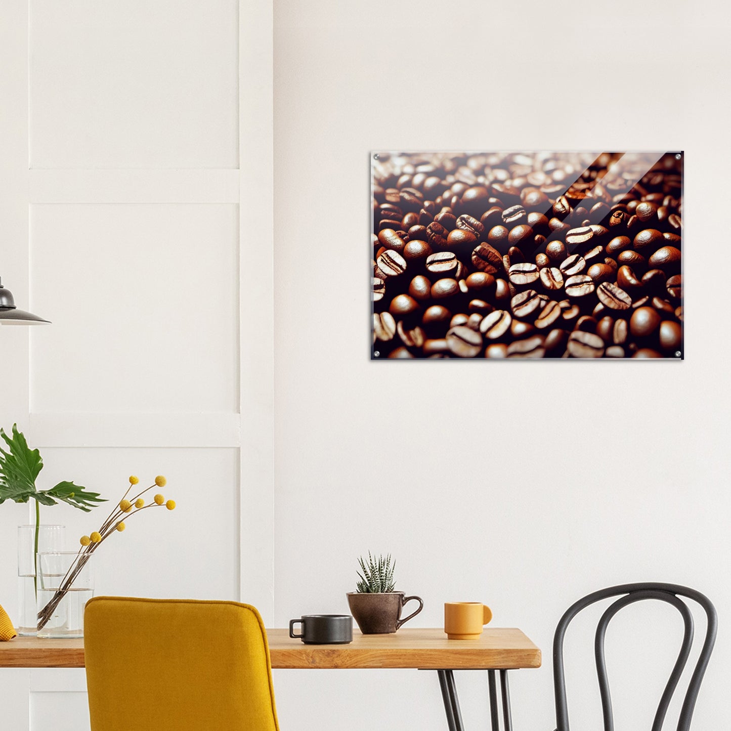 Acrylbild - in Museumsqualität - Coffee Beans - Personalisierbar - customized - Coffee Passion - Wandkunst - Kunstdruck - Acryldruck - Kunstwerk - Office Poster - Poster mit Rahmen - Kaffee Tasse - Poster mit Leisten - Bedruckte Tassen - Kunst Marke - Art Brand - Kunstdrucke - Papier: 250g/qm - Künstler: Pixelboys - Office Poster - Poster with frame - Geschenkidee - Kaffee Liebe - Coffee passion, Kaffeehaus - Coffee to go - Atelier Wien - Atelier Austria - Atelier USA -