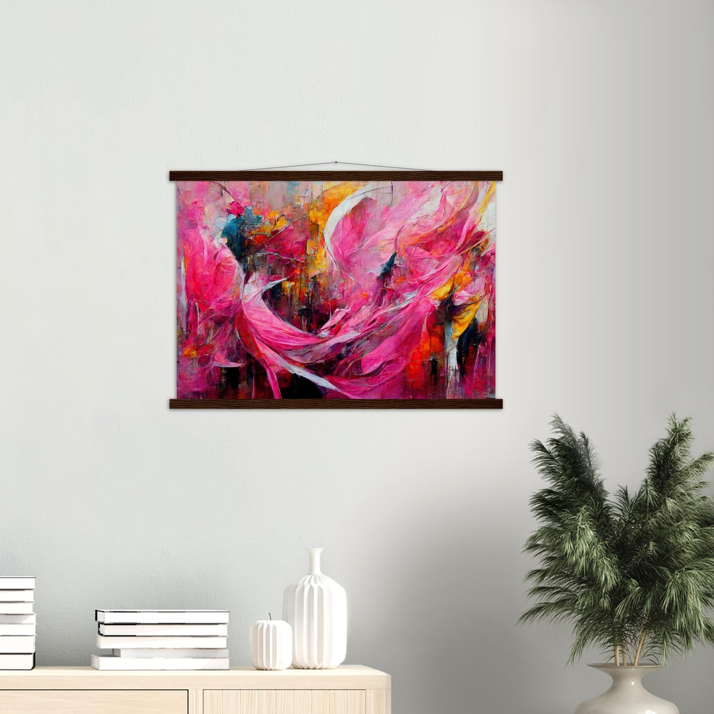 Poster mit Leisten (Holz) in Museumsqualität - Carnival in Venice - Italy - ölgemälde - Italy Abstract Art - Posterleisten - Fineart - Posterrahmen  - Wandkunst - Holzrahmen - Poster with frame - Abstract Pink - artwork - art brand - printed cup personalized - Holzleisten - pixelboys - Kunstdrucke - wandbilder - wall art - Kunst auf Tassen  - Office Poster - Gastrotassen - Wanddekoration - Acrylkunst - Geschenkidee - Office Poster - Acryldruck - Abstrakte Kunst - Pink Art -