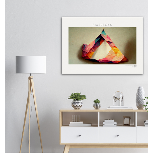 Poster - Paper Fall-No. 5: "Autumn Warmth" - "Herbstliche Wärme" - Künstler: John Grayst - Pixelboys - Herbst Poster - Online Shop - Kaufen Sie Ihr neues Poster - Viele Poster Motive -