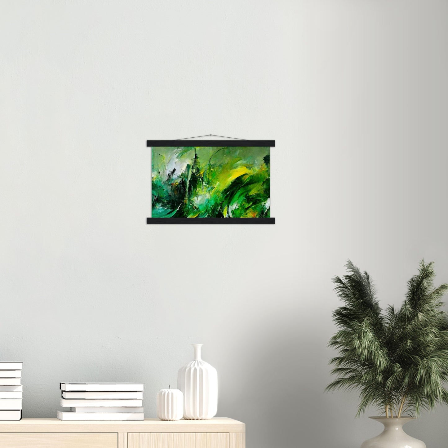 Poster mit Leisten (Holz) - „Revenge of Nature“ - The Capitol - Washington D.C. - Ölgemälde - Capitol - Abstract - USA - Planet - Fineart - Green Sea - Wandkunst - Holzrahmen - Poster with frame - Abstract Green - artwork - art brand - printed cup personalized - Holzleisten - pixelboys - Kunstdrucke - wandbilder - wall art - Kunst auf Tassen  - Office Poster - Gastrotassen - Wanddekoration - Fineart  - Colorfull - Dynamic - Acrylkunst - Geschenkidee - Office Poster - Acryldruck - Abstrakte Kunst -