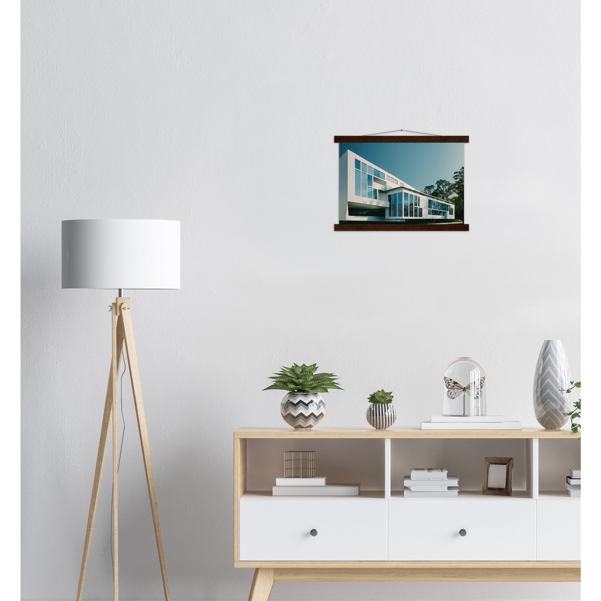  Poster mit Leisten (Holz) - Museumsqualität - Modern Architecture - Barcelona - Fineart - Wandkunst - Poster with frame - vintage architecture - future architecture spain - home castle - artwork - art brand - printed cup personalized - pixelboys - madrid - Kunstdrucke - wandbilder - wall art - Kunst auf Tassen - Office Poster - Gastrotassen - Wanddekoration - Geschenkidee - Skyline - Barcelona - city Architecture - urbanism - Katalonien -