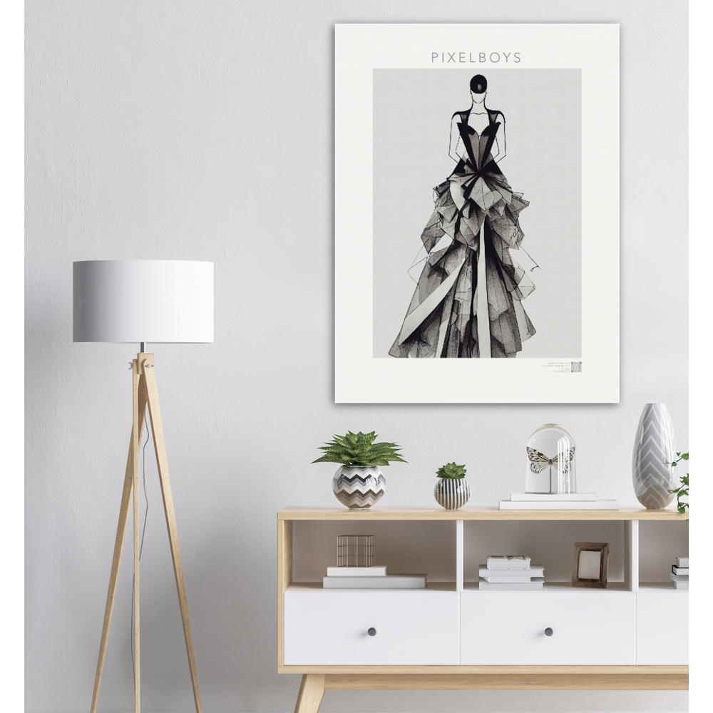 Poster in Museumsqualität - Haute Couture - No. 4 - "Alice" - Künstler: "The Unknown Artist Nb. 517" Wandbilder - Kunstdrucke - Pixelboys - Atelier - Milano - Berlin - Munich - Madrid - New York - Dubai - Paris - Tokio - 